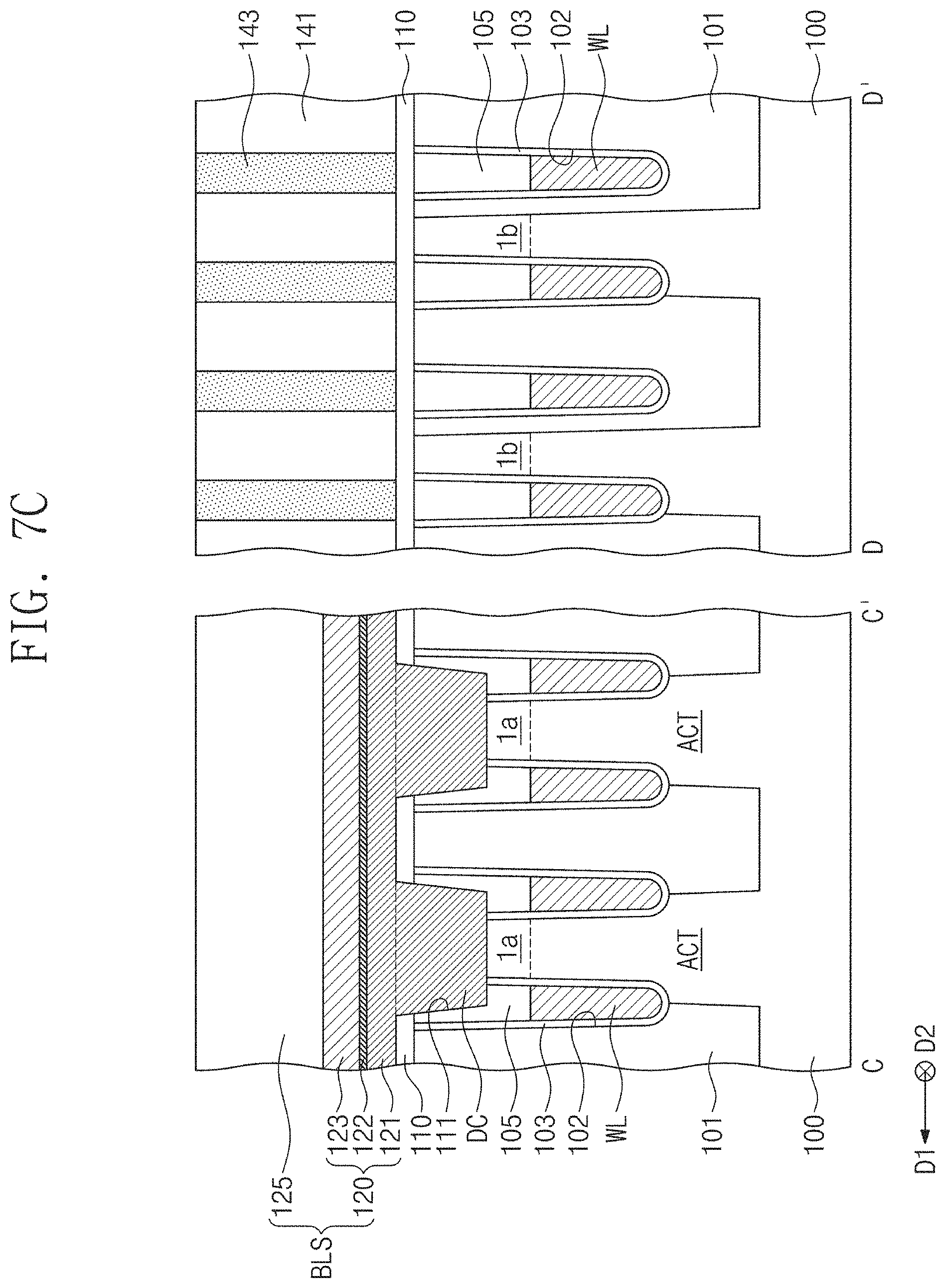 Patent US11778811 Figure 19 – Semiconductor memory device and method of fabricating the same