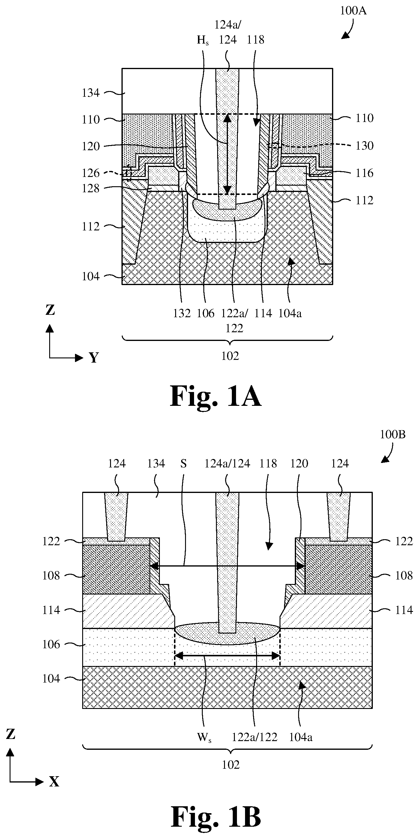 Patent US11778816 Figure 1 – Etch method for opening a source line in flash memory