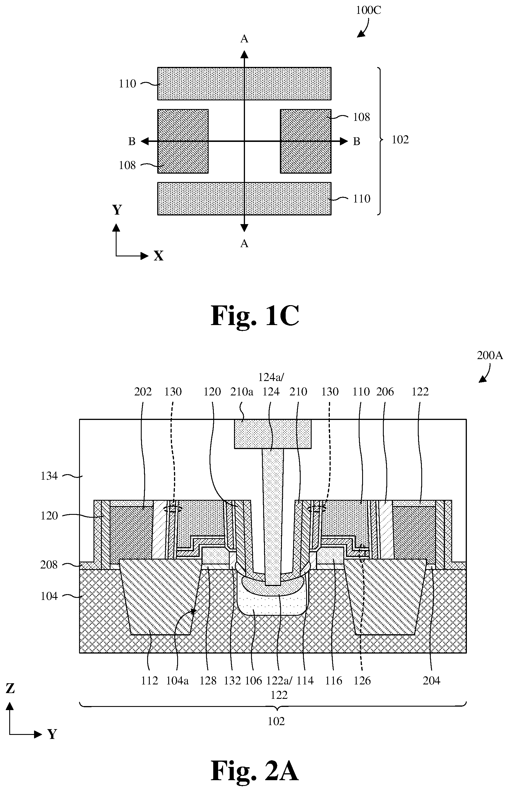 Patent US11778816 Figure 2 – Etch method for opening a source line in flash memory