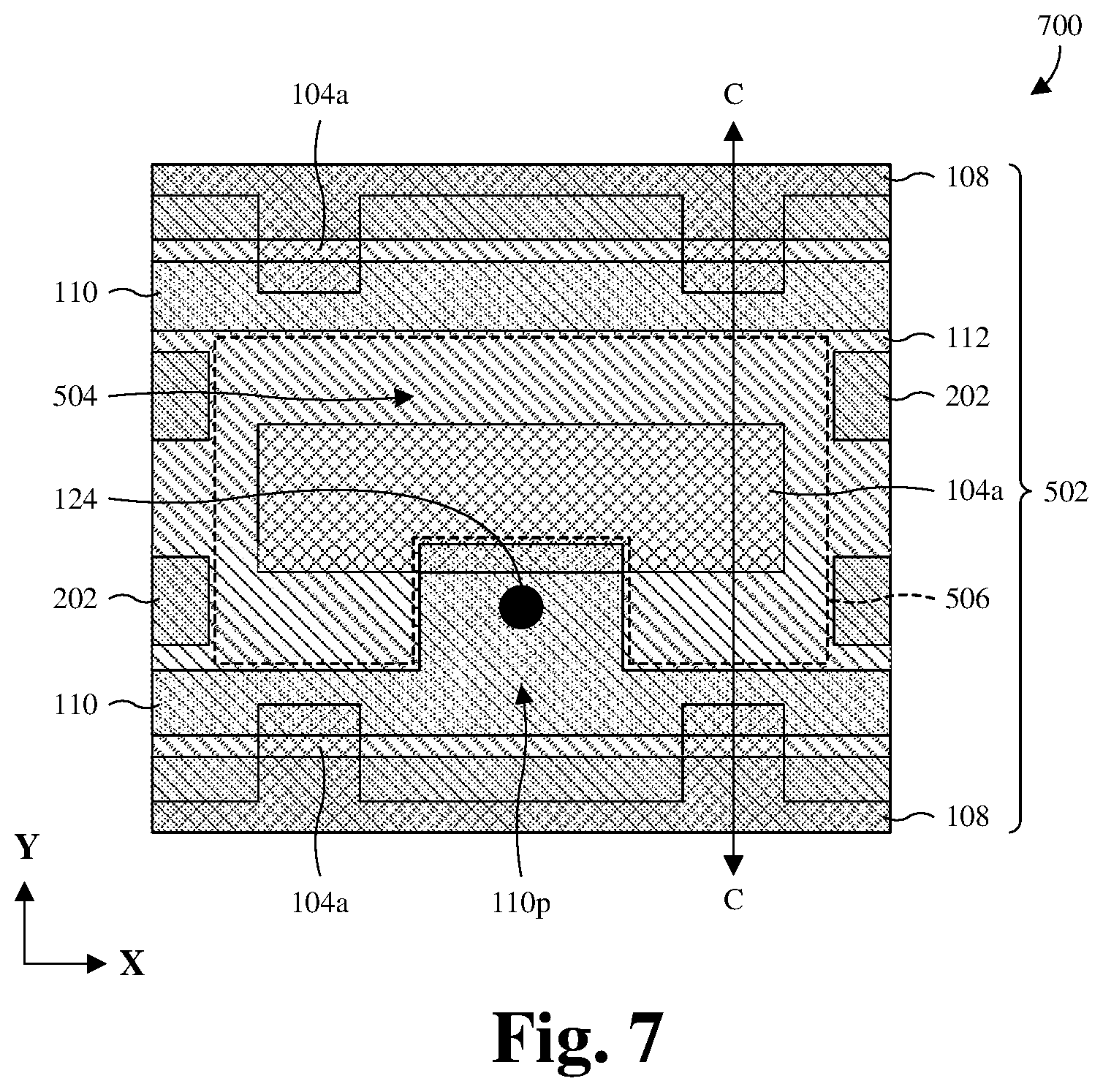 Patent US11778816 Figure 8 – Etch method for opening a source line in flash memory
