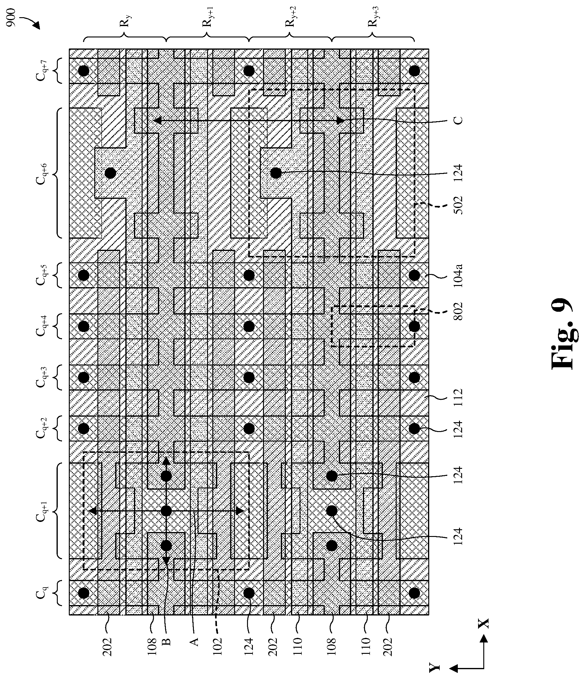 Patent US11778816 Figure 10 – Etch method for opening a source line in flash memory