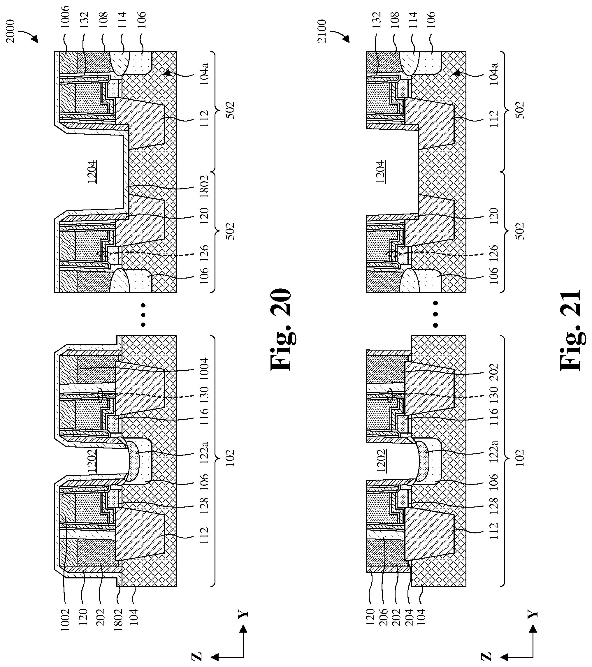 Patent US11778816 Figure 16 – Etch method for opening a source line in flash memory