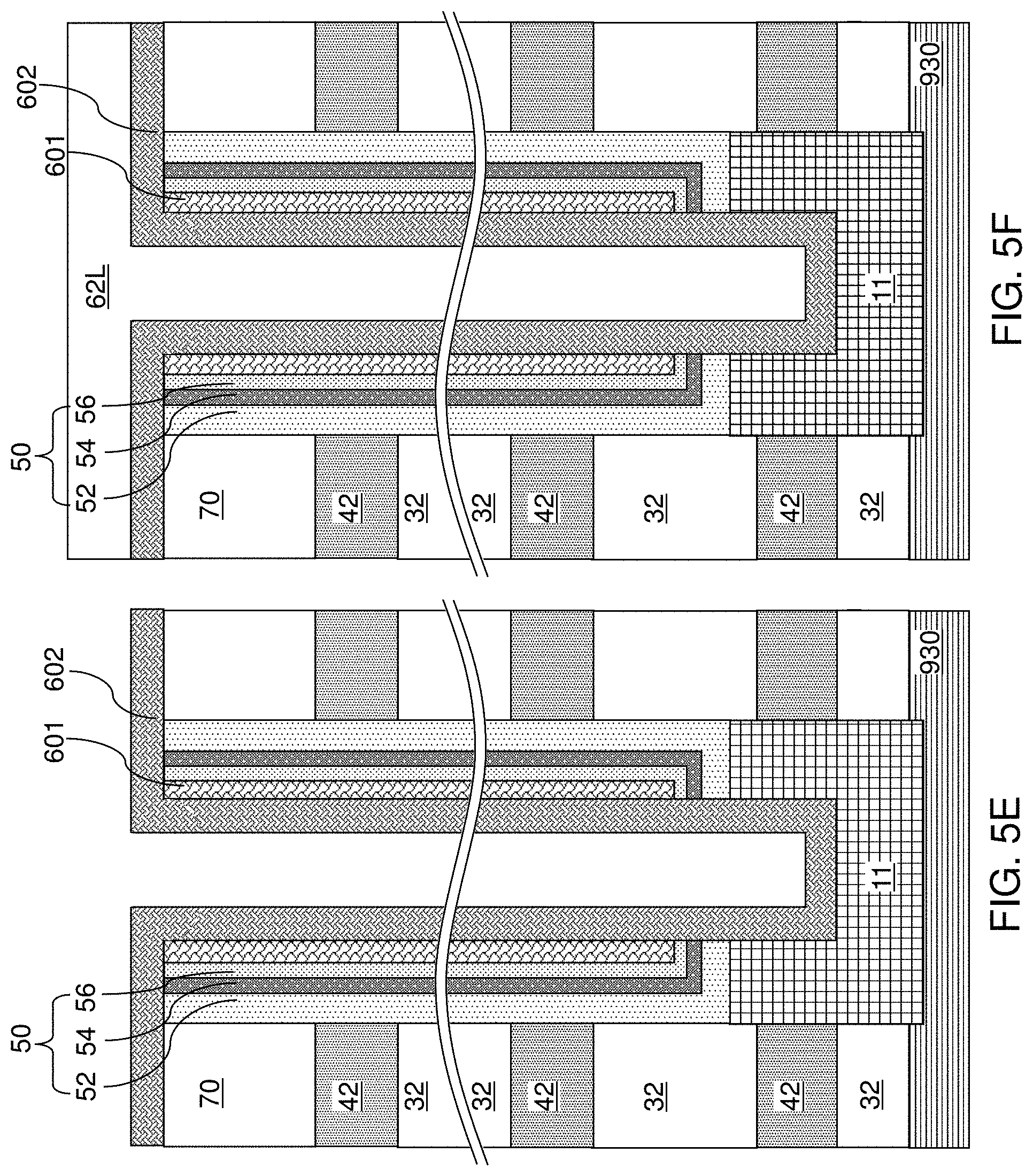 Patent US11778817 Figure 11 – Three-dimensional memory device including III-V compound semiconductor channel layer and method of making the same