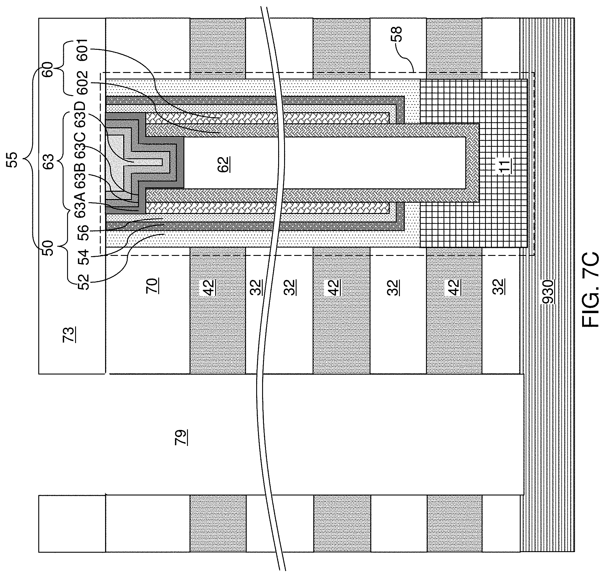Patent US11778817 Figure 18 – Three-dimensional memory device including III-V compound semiconductor channel layer and method of making the same