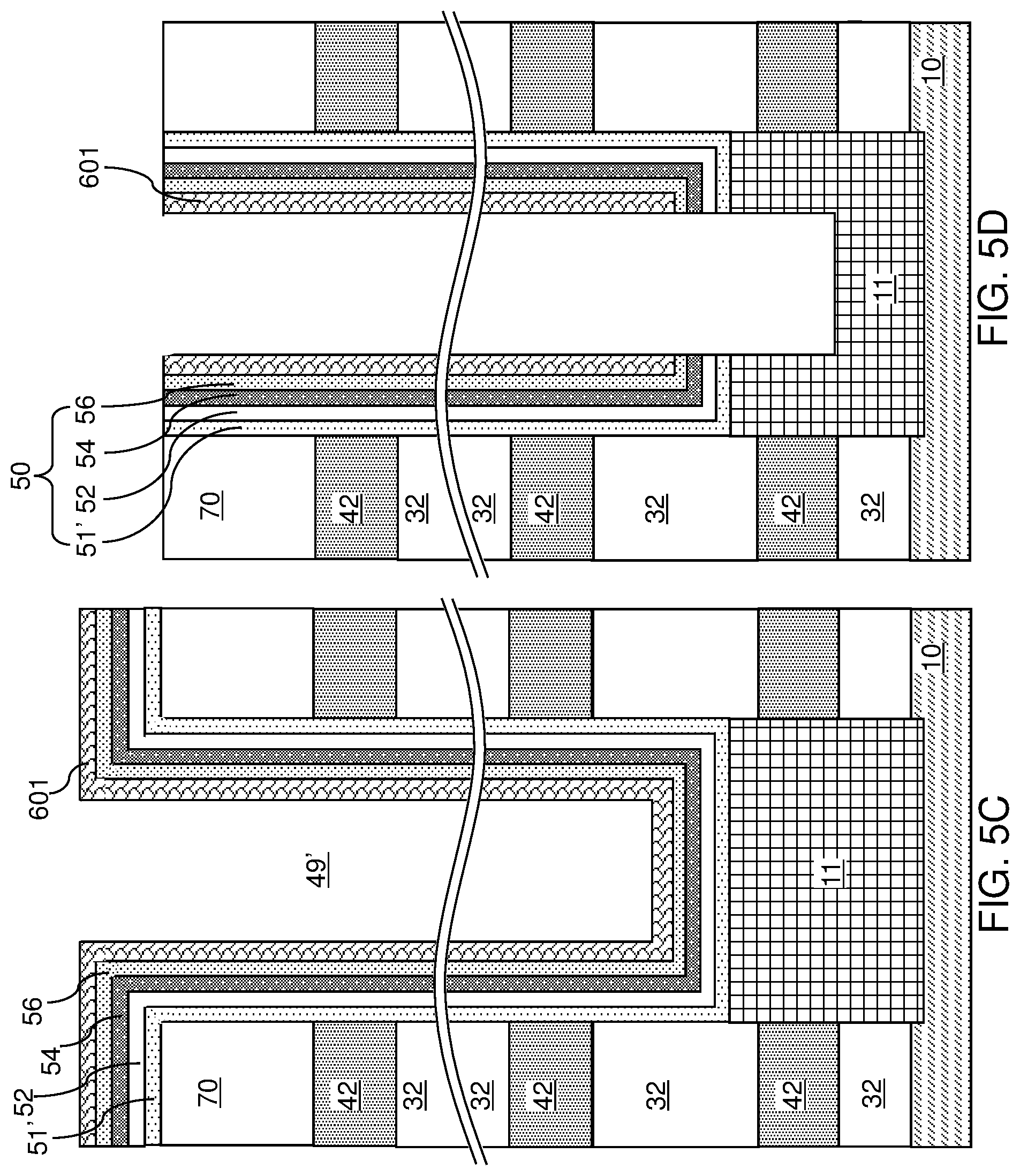 Patent US11778818 Figure 7 – Three-dimensional memory device with punch-through-resistant word lines and methods for forming the same