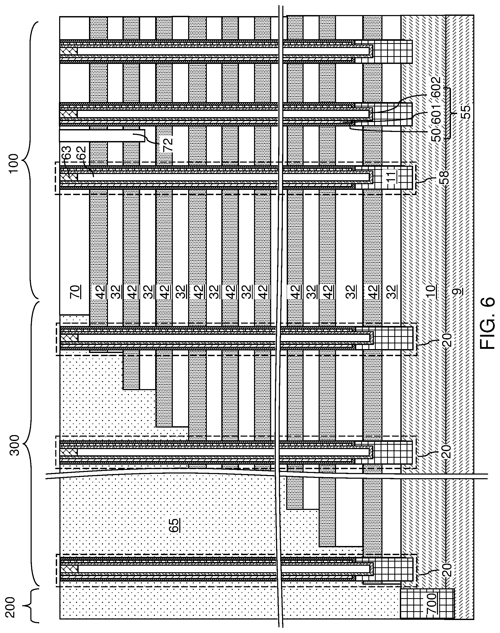 Patent US11778818 Figure 10 – Three-dimensional memory device with punch-through-resistant word lines and methods for forming the same