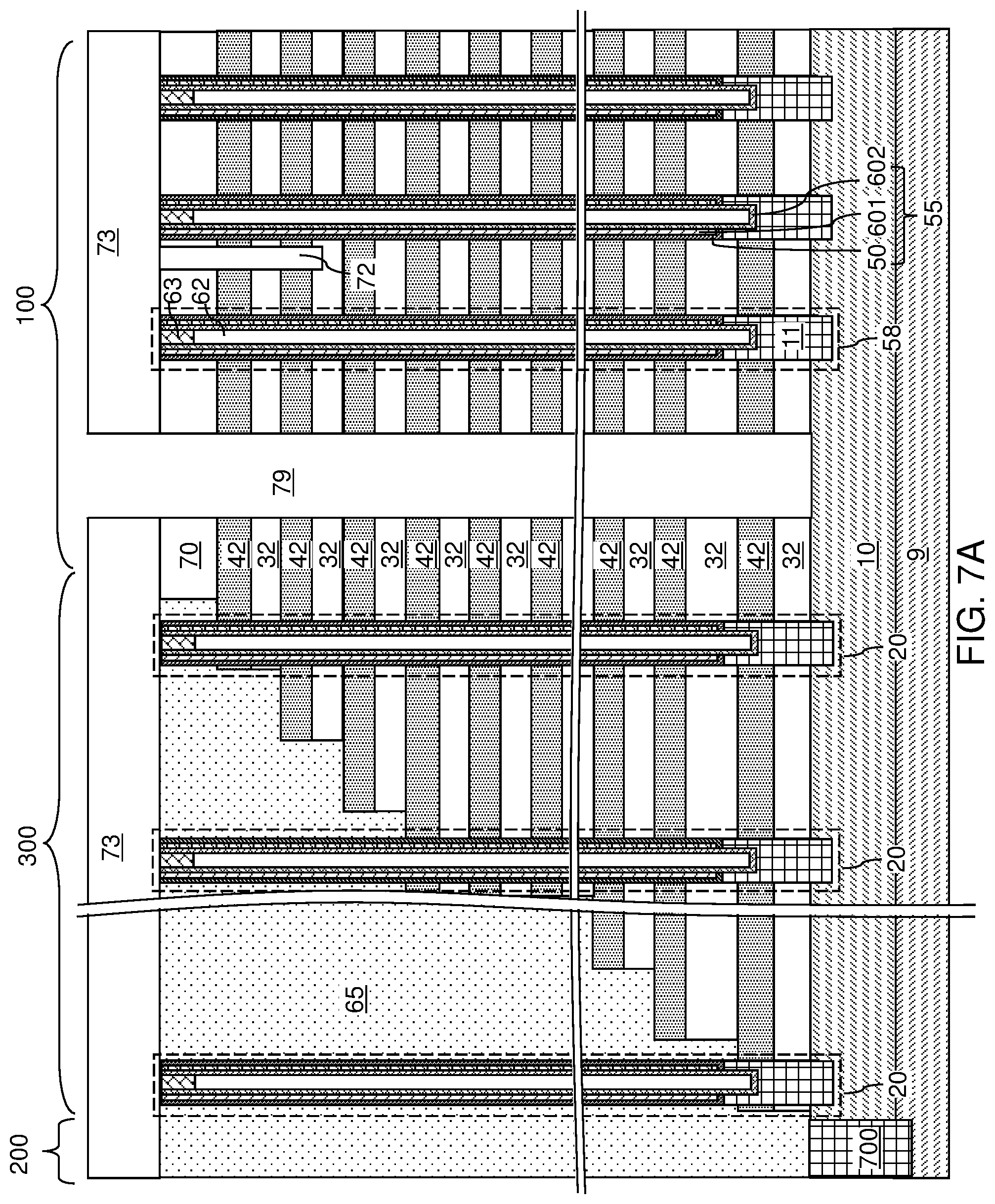 Patent US11778818 Figure 11 – Three-dimensional memory device with punch-through-resistant word lines and methods for forming the same