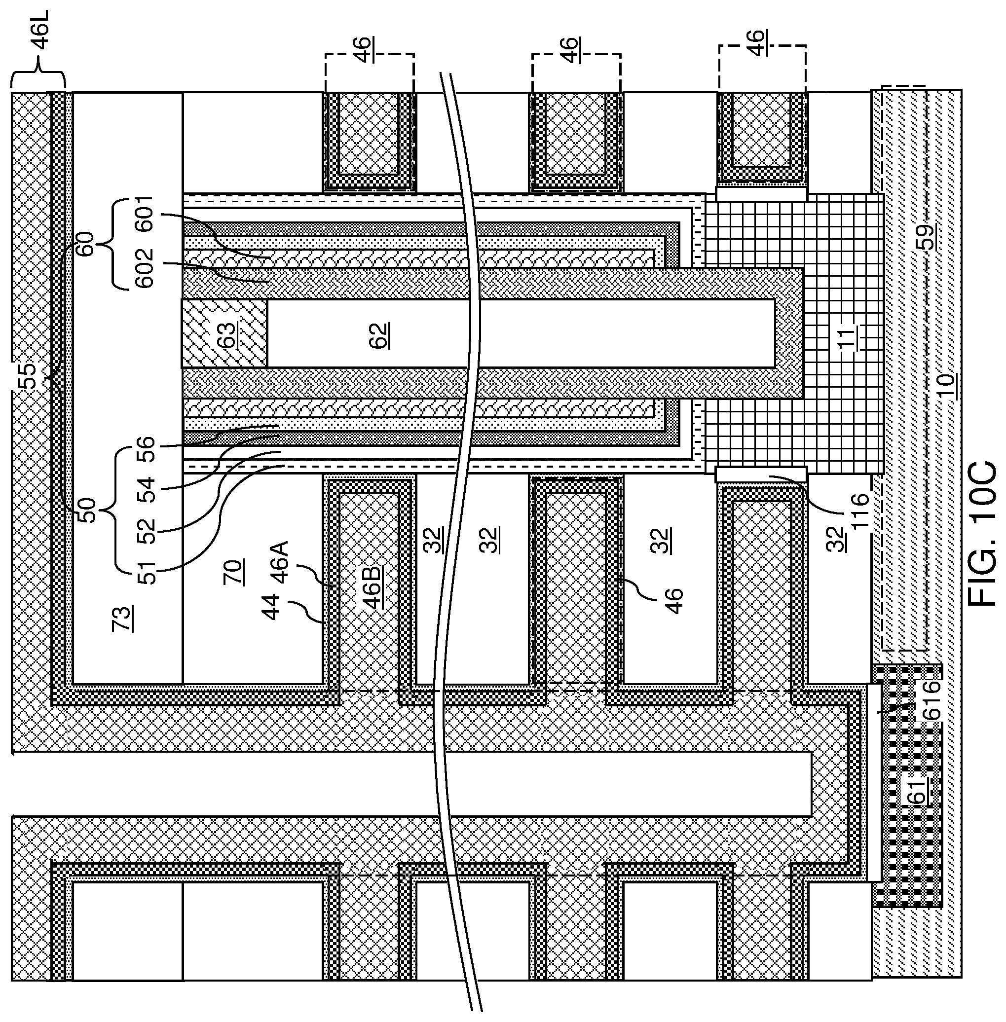 Patent US11778818 Figure 19 – Three-dimensional memory device with punch-through-resistant word lines and methods for forming the same