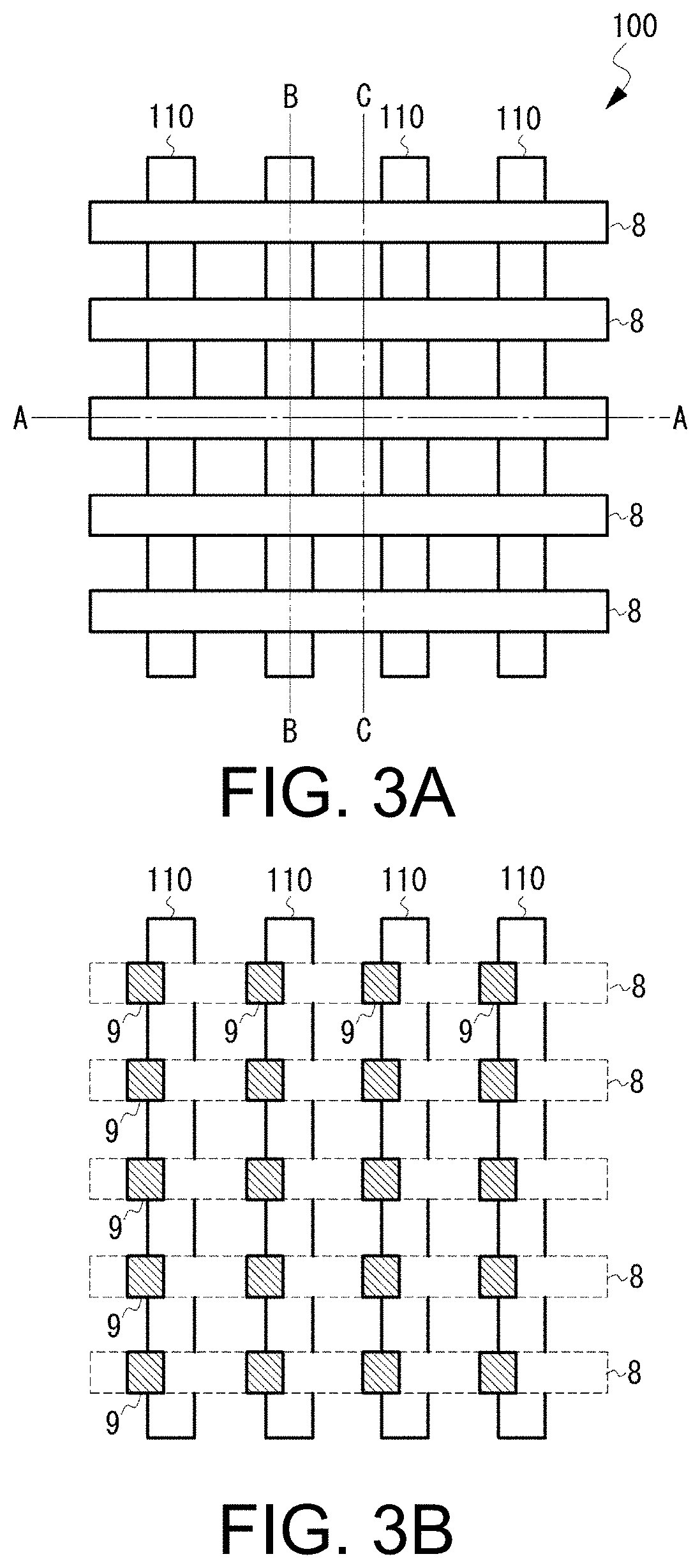 Patent US11778819 Figure 3 – NAND flash memory with reduced planar size