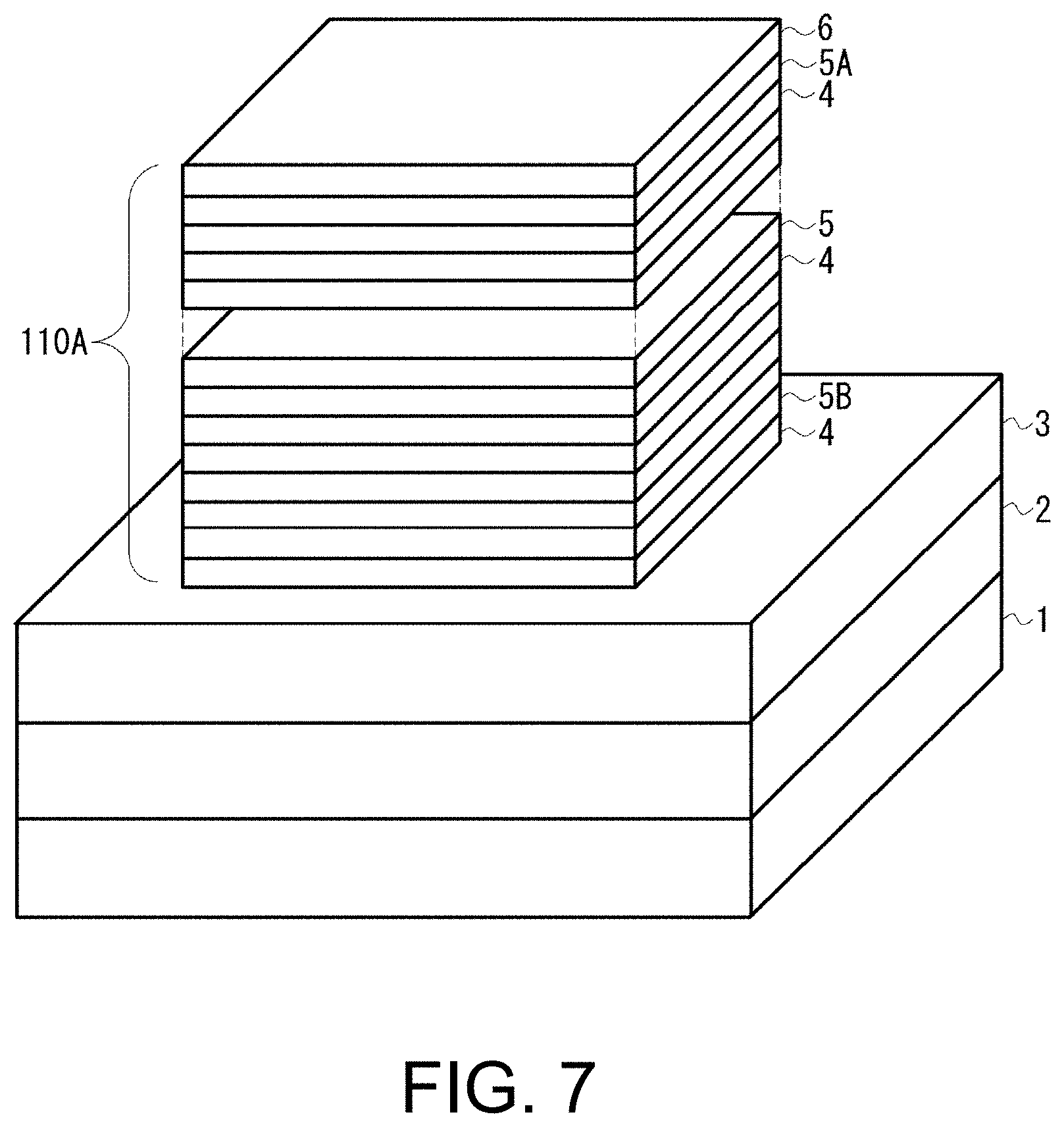 Patent US11778819 Figure 7 – NAND flash memory with reduced planar size