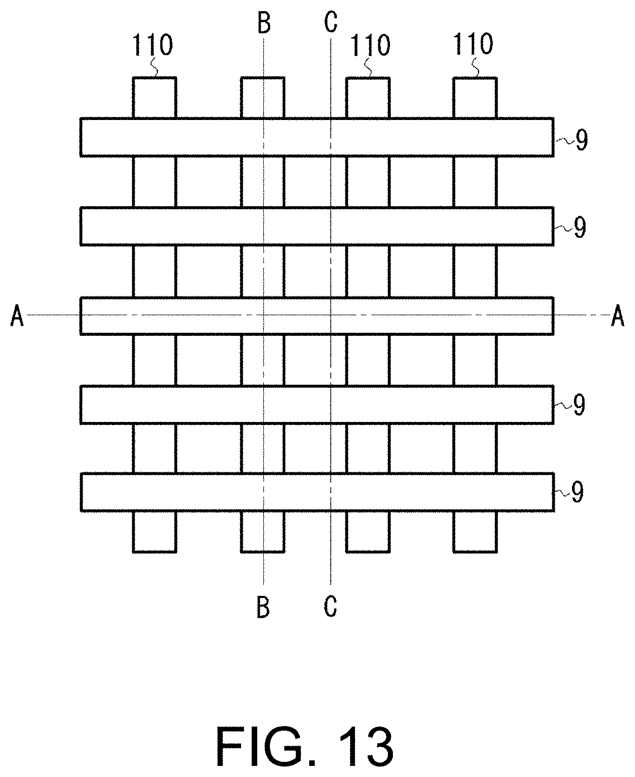 Patent US11778819 Figure 17 – NAND flash memory with reduced planar size