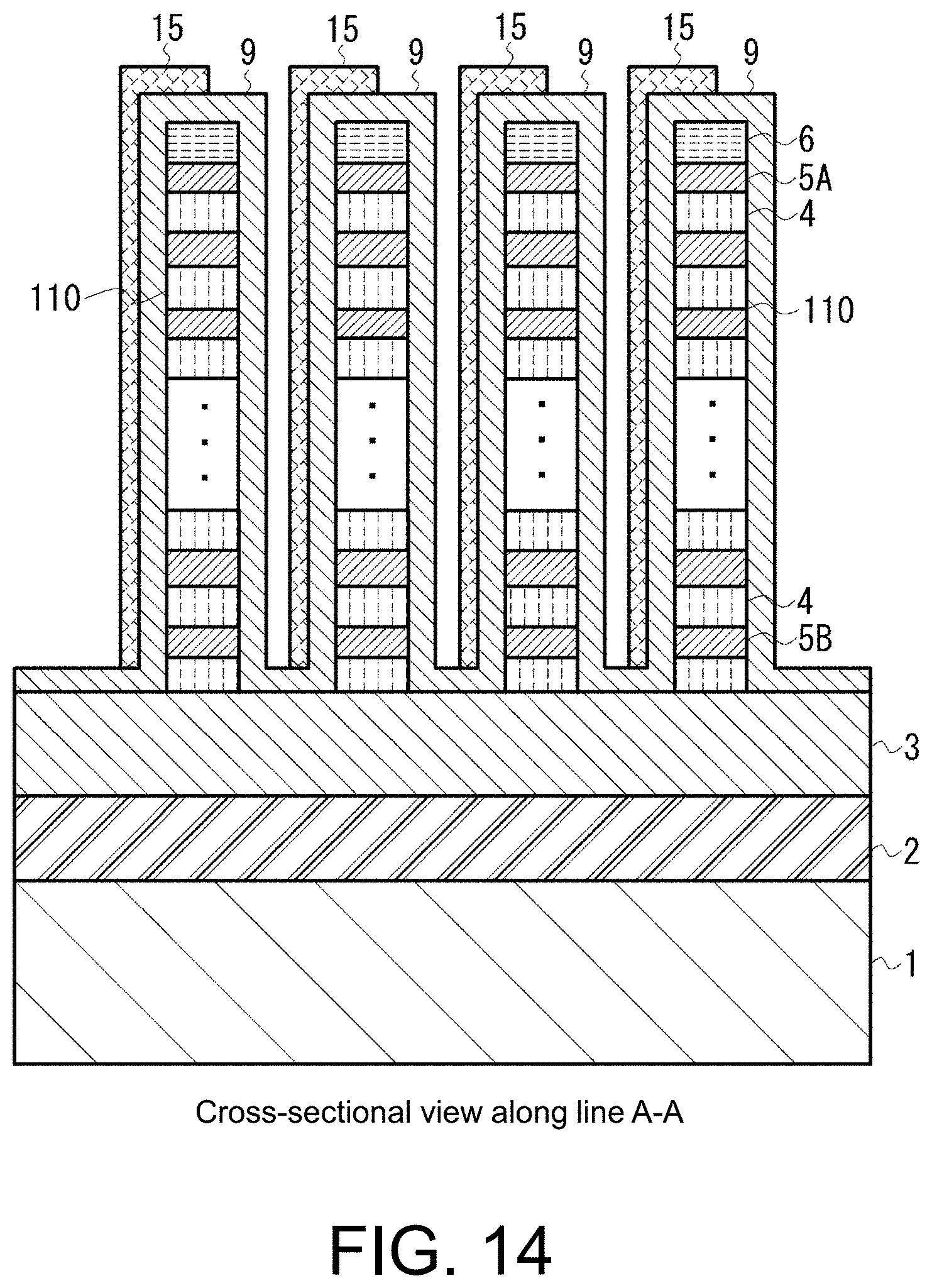 Patent US11778819 Figure 18 – NAND flash memory with reduced planar size