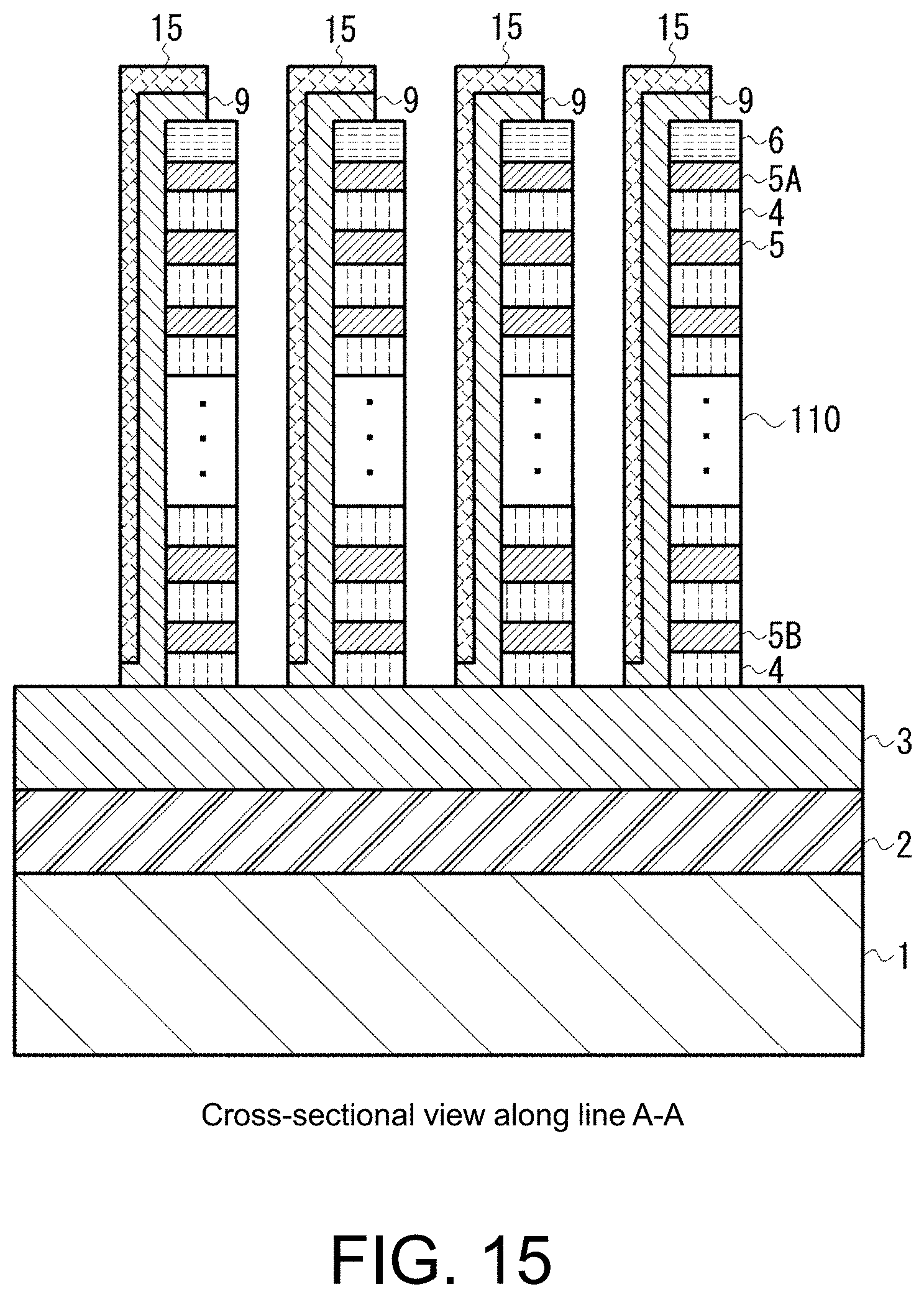 Patent US11778819 Figure 19 – NAND flash memory with reduced planar size