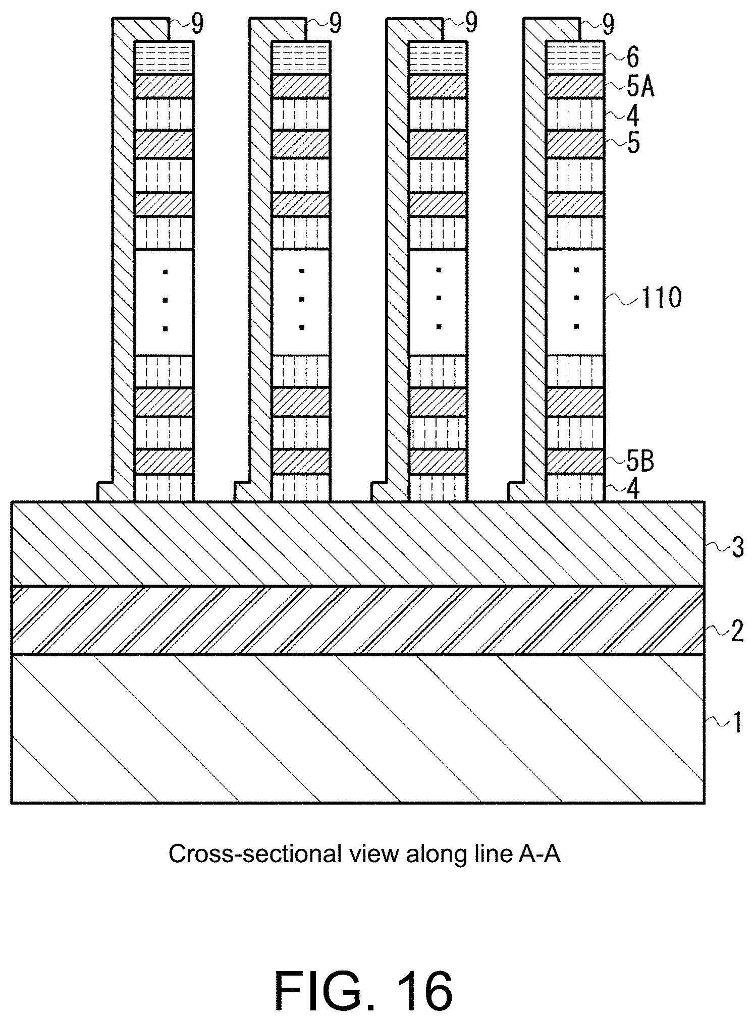 Patent US11778819 Figure 20 – NAND flash memory with reduced planar size