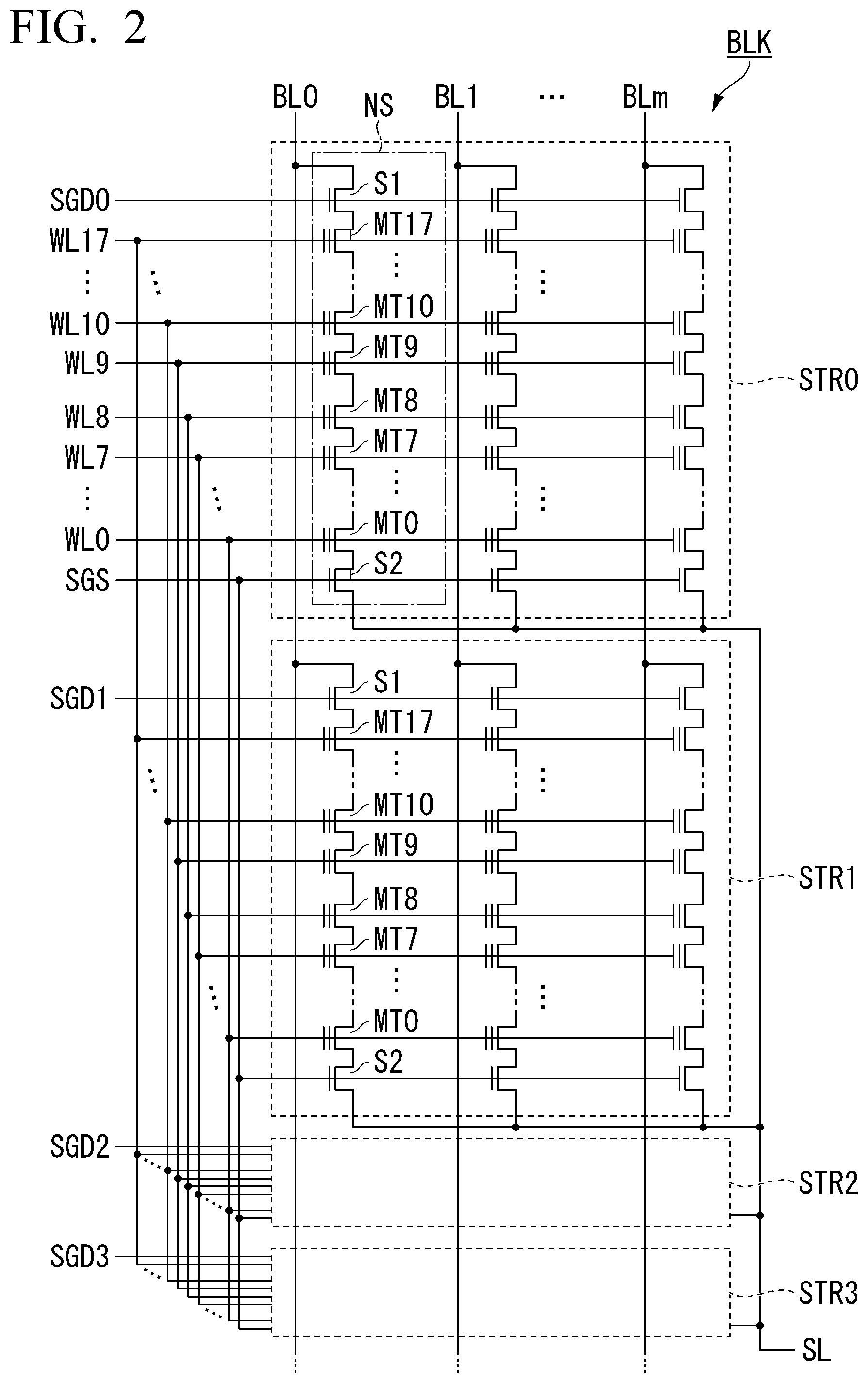 Patent US11778820 Figure 2 – Semiconductor storage device and manufacturing method for semiconductor device