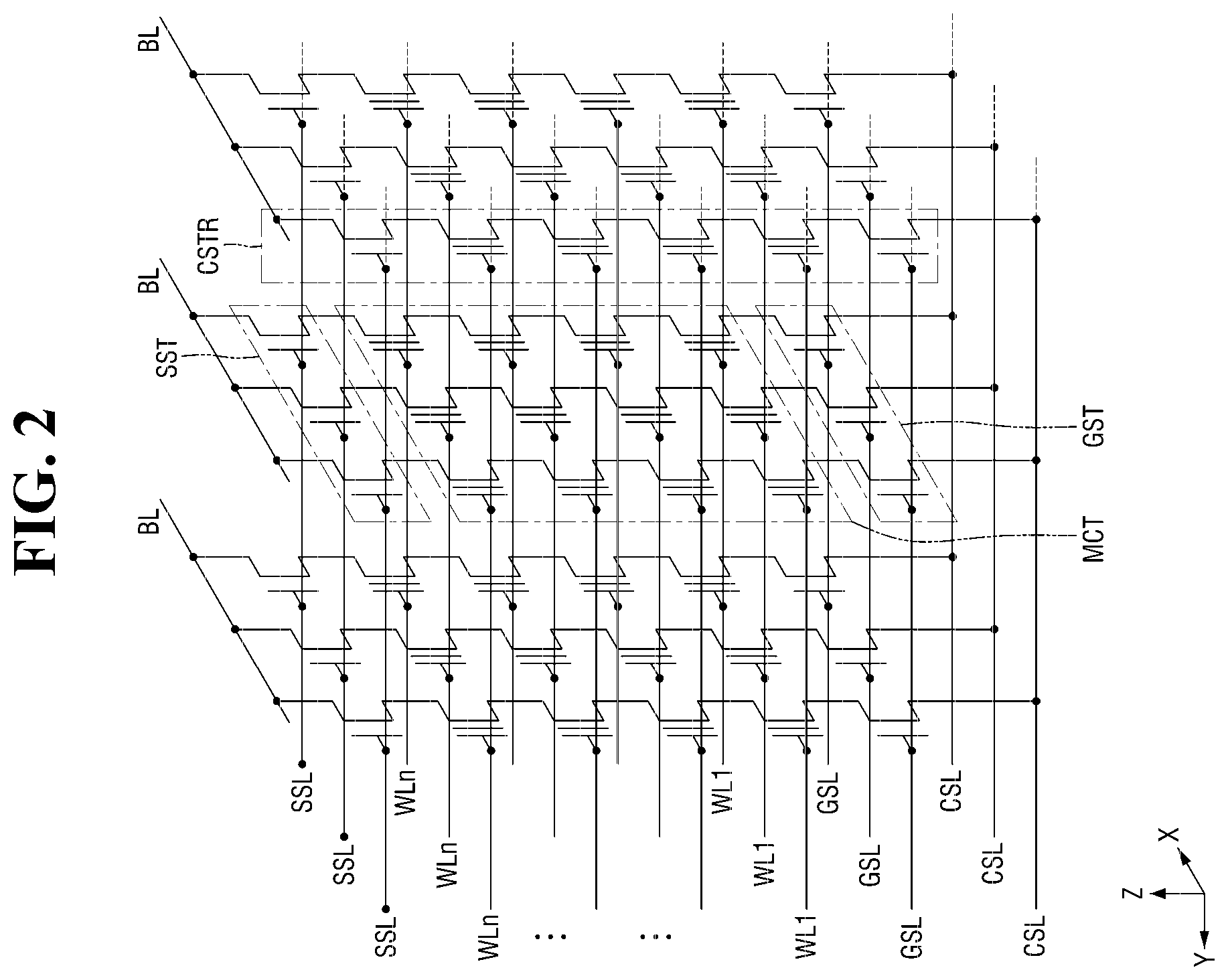 Patent US11778821 Figure 2 – Semiconductor memory devices and methods for fabricating the same