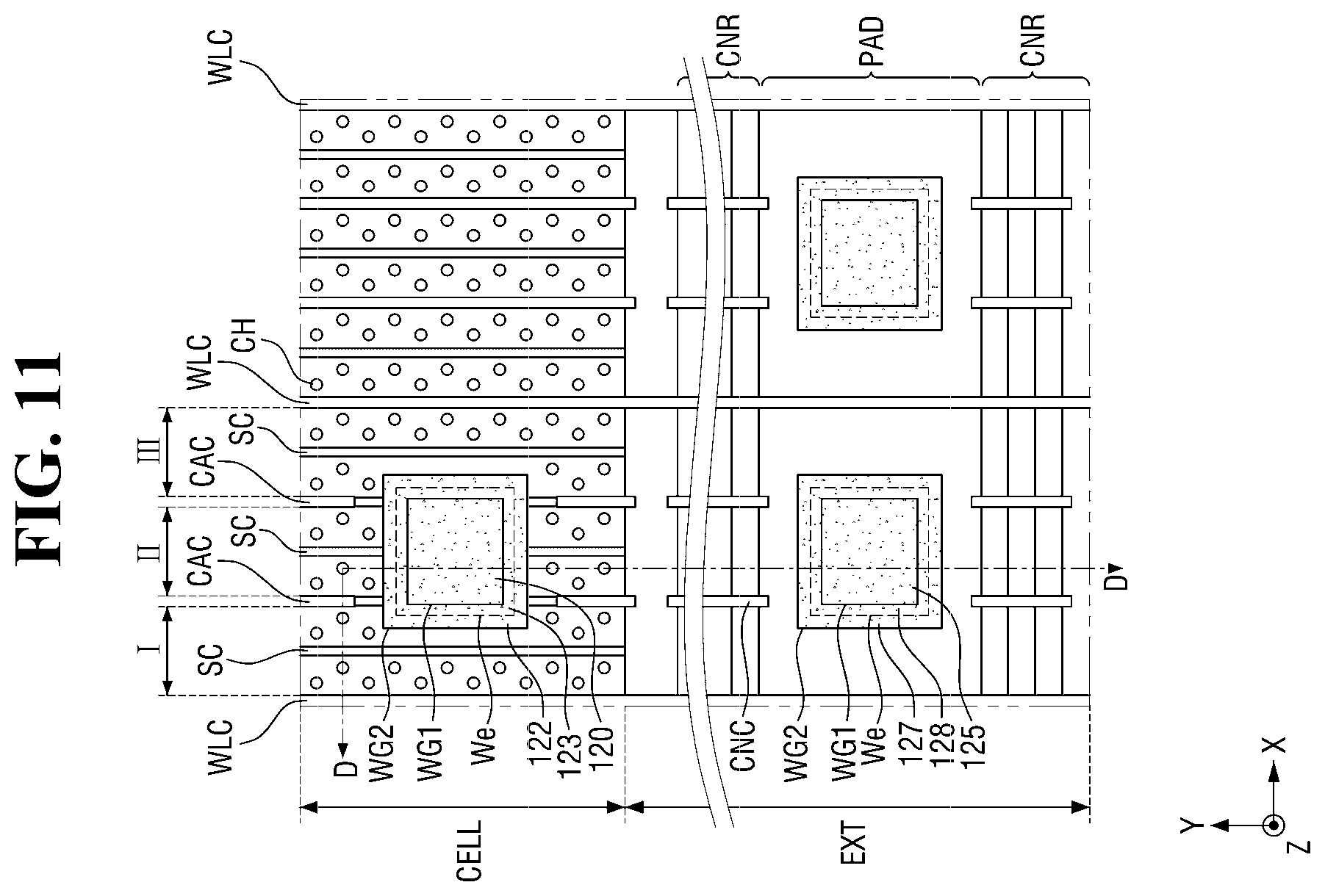 Patent US11778821 Figure 17 – Semiconductor memory devices and methods for fabricating the same