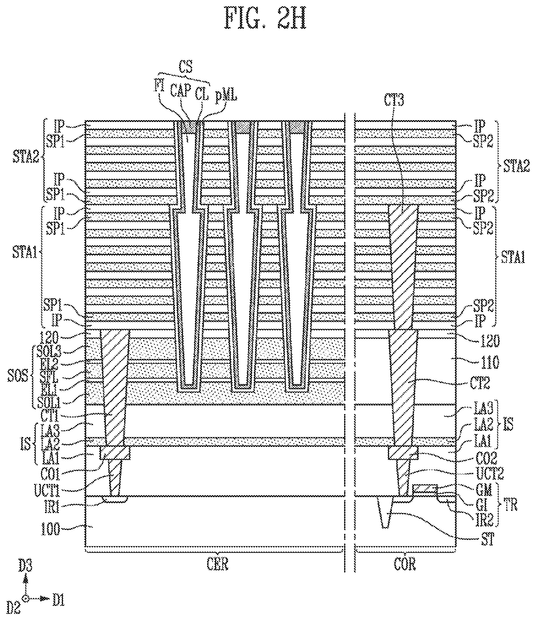 Patent US11778822 Figure 10 – Semiconductor device and manufacturing method of the semiconductor device