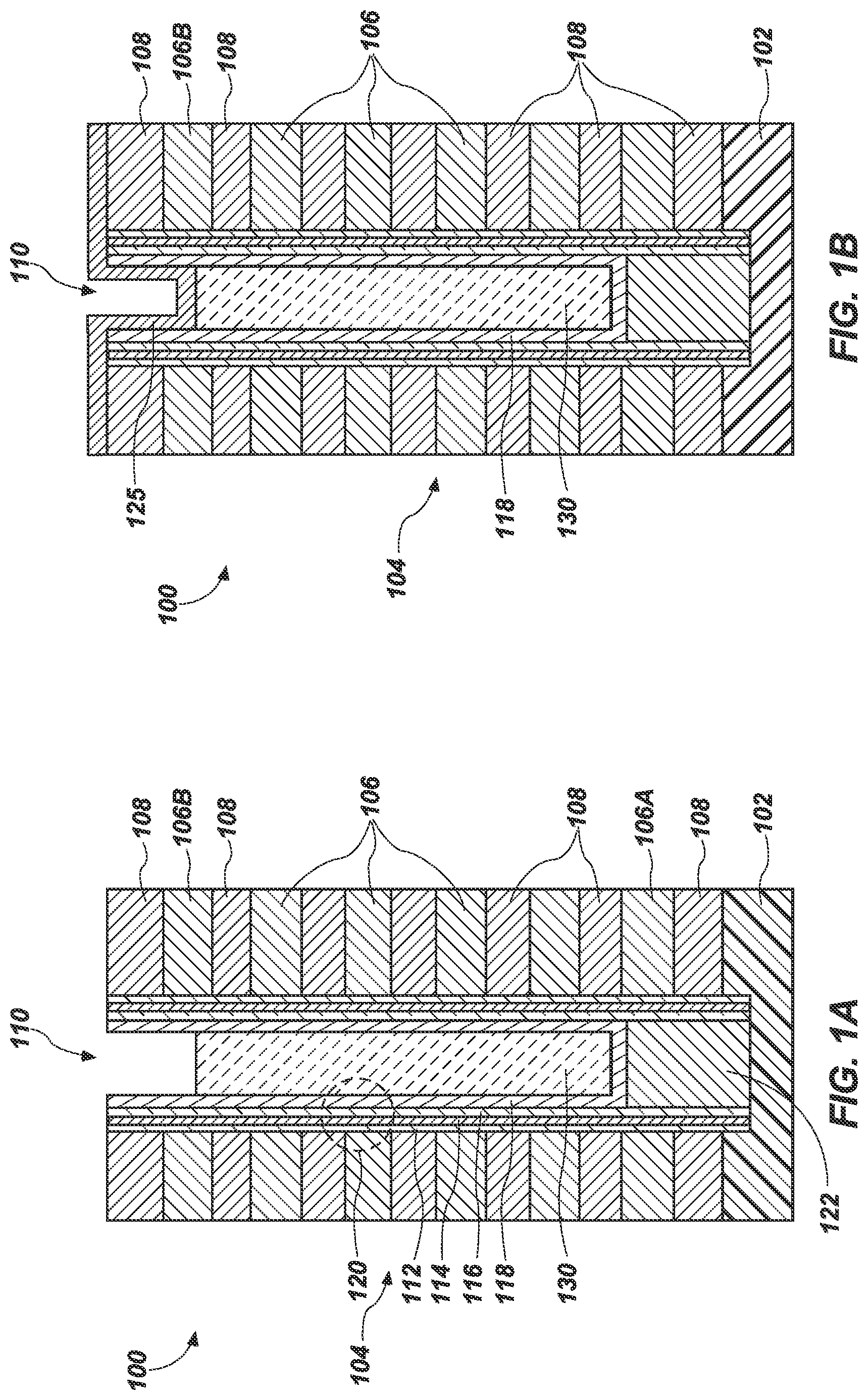 Patent US11778824 Figure 1 – Apparatuses including band offset materials, and related systems