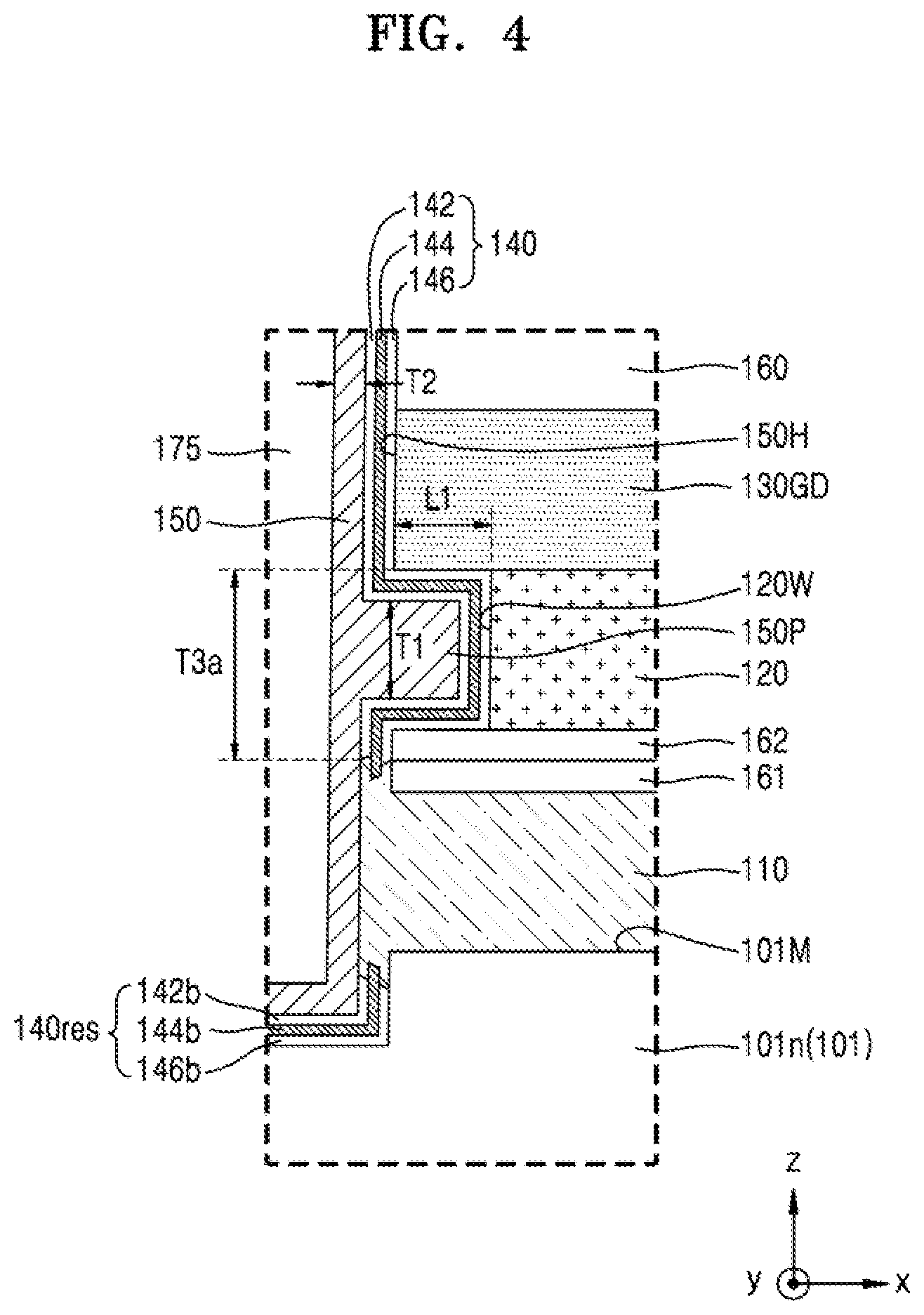 Patent US11778825 Figure 4 – Method of fabricating a vertical semiconductor device