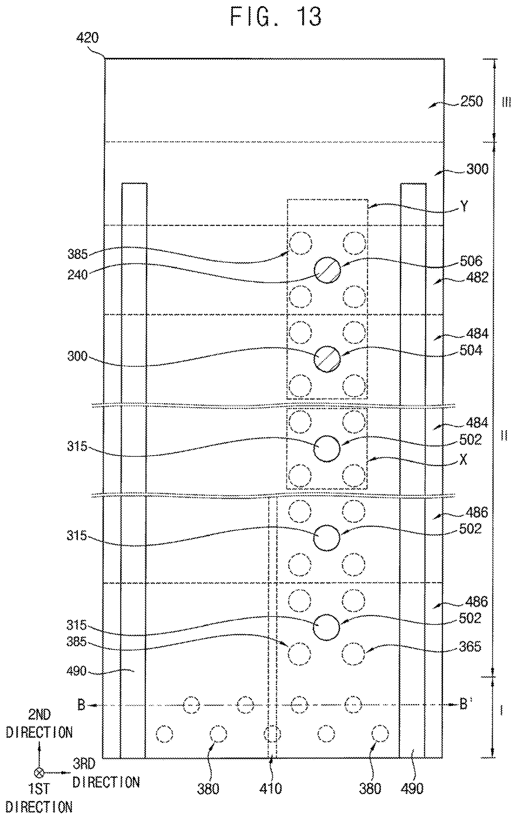 Patent US11778826 Figure 13 – Vertical memory devices