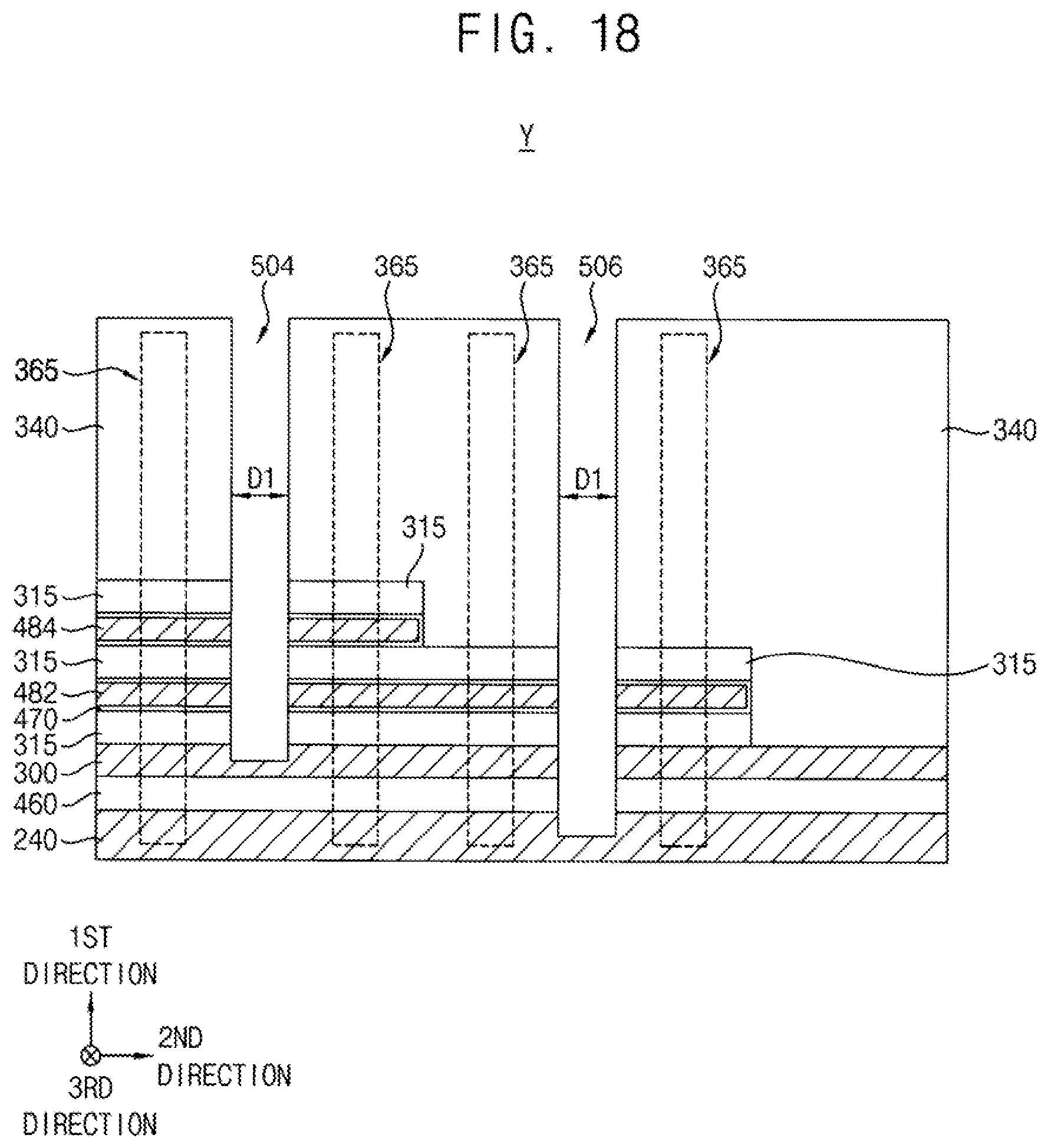Patent US11778826 Figure 18 – Vertical memory devices