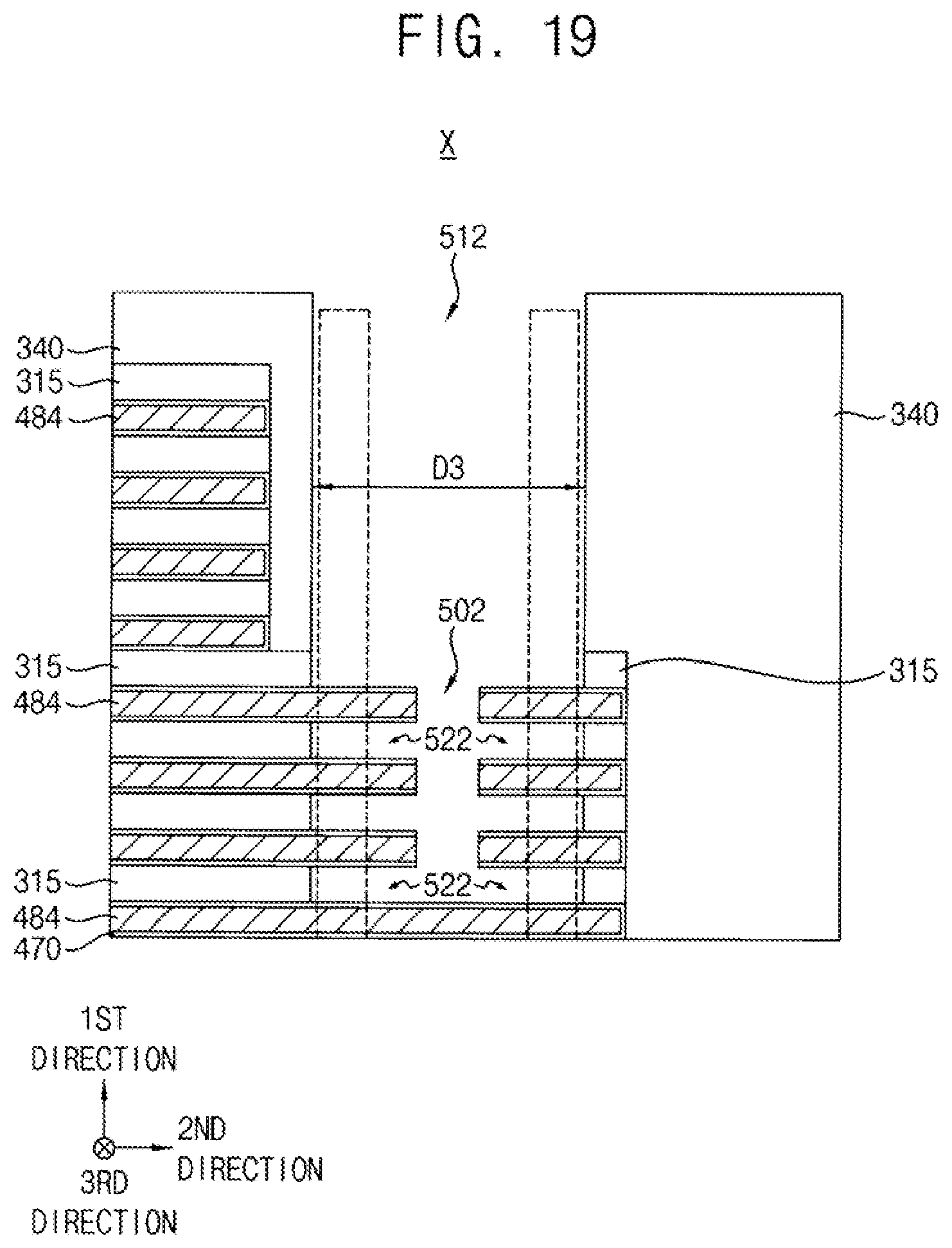 Patent US11778826 Figure 19 – Vertical memory devices