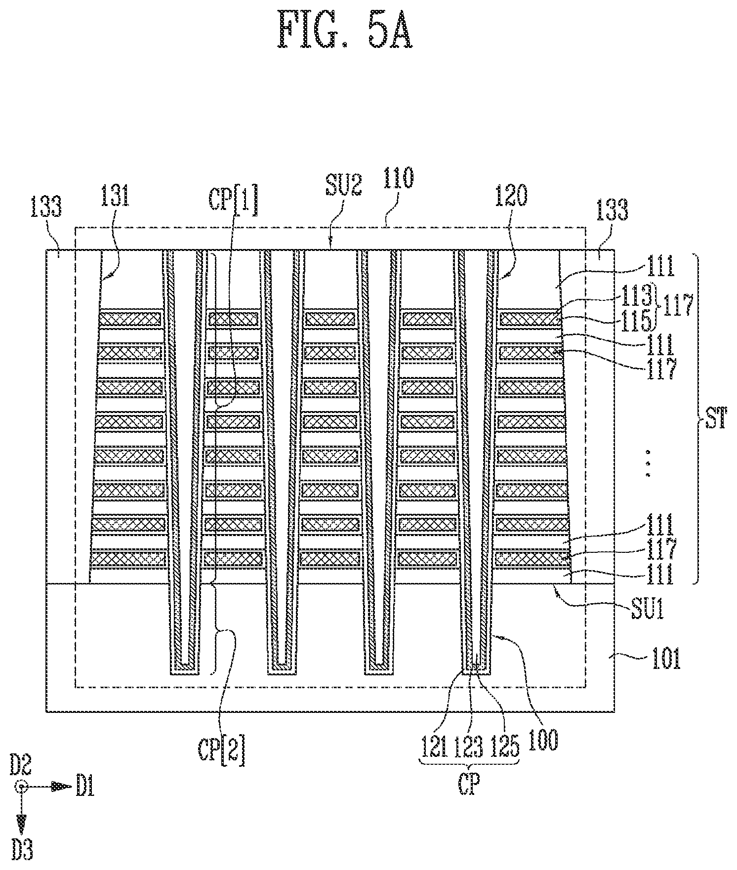 Patent US11778831 Figure 6 – Manufacturing method of semiconductor memory device
