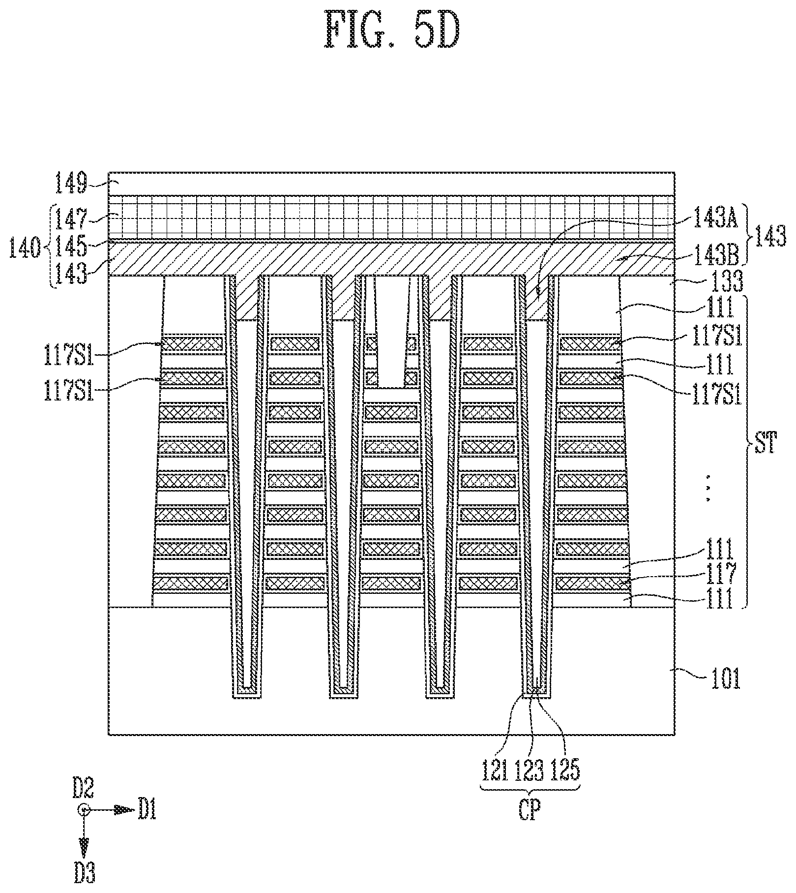 Patent US11778831 Figure 9 – Manufacturing method of semiconductor memory device