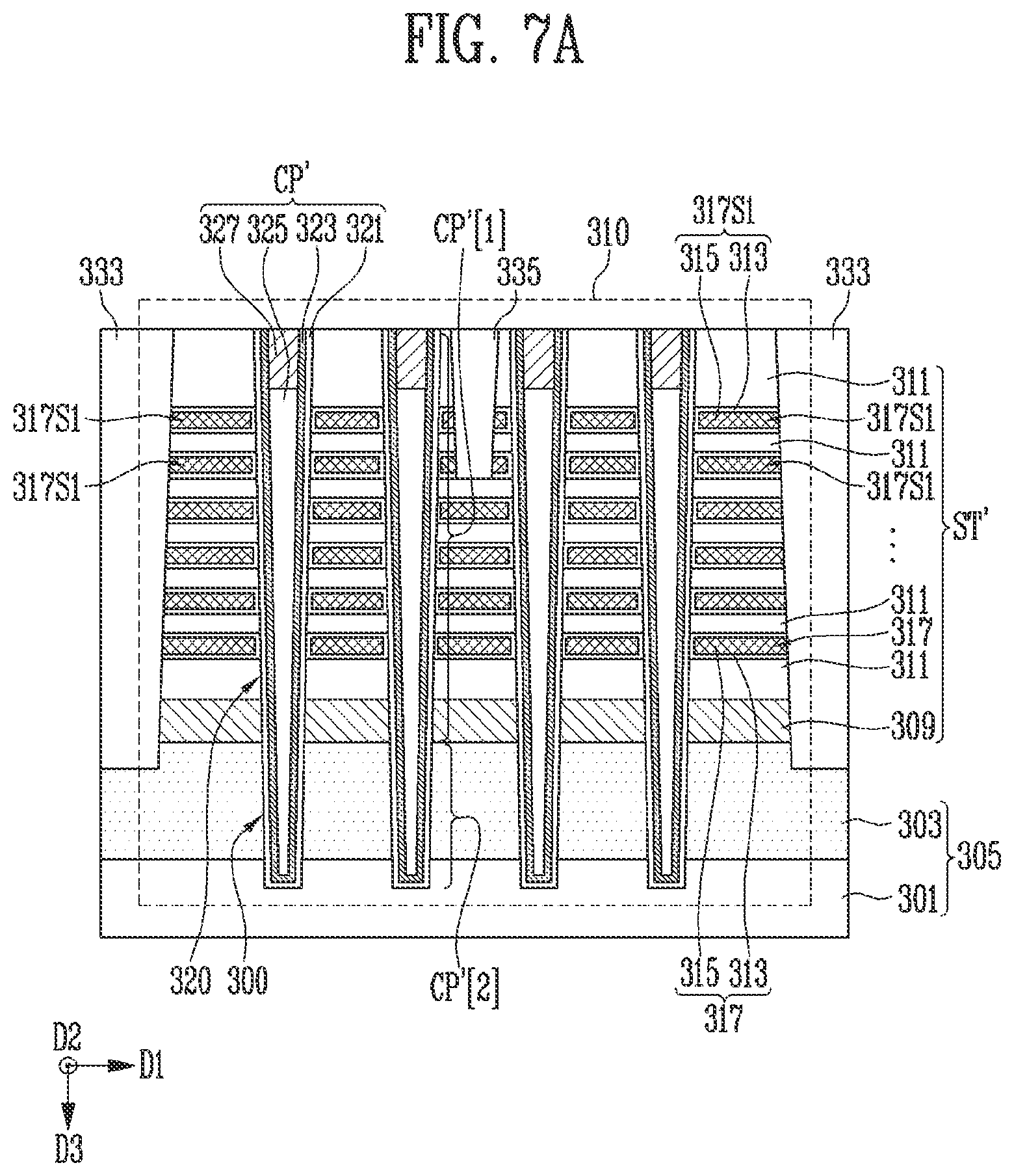 Patent US11778831 Figure 20 – Manufacturing method of semiconductor memory device