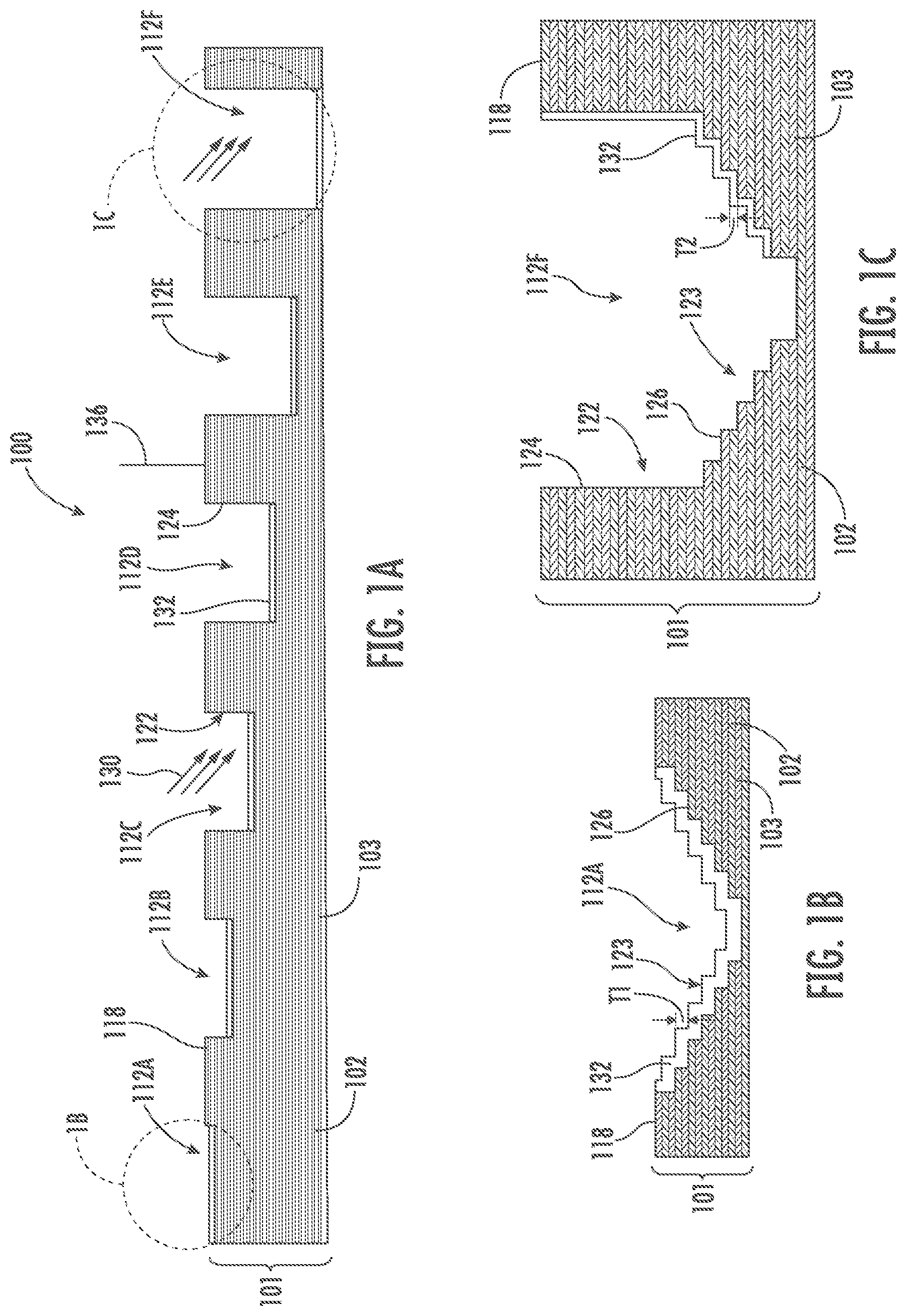 Patent US11778832 Figure 1 – Wordline contact formation in NAND devices