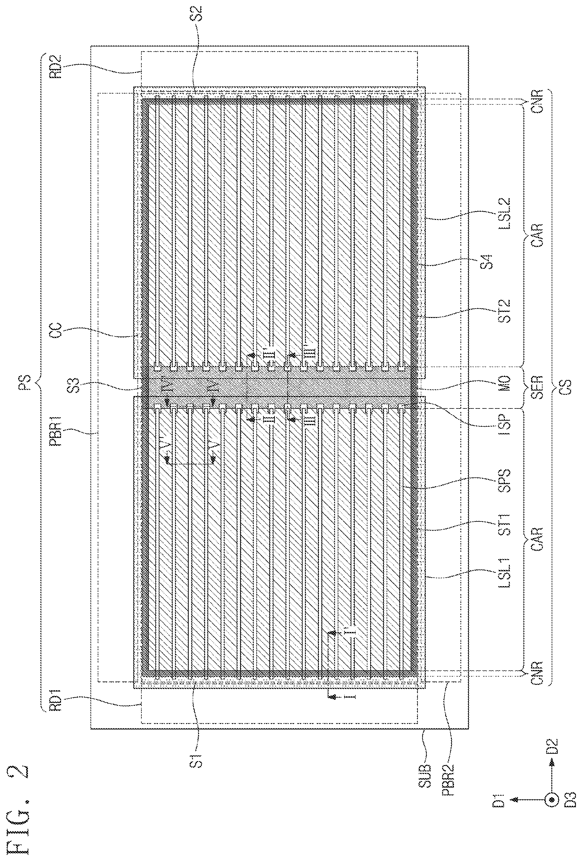 Patent US11778834 Figure 2 – Three-dimensional (3D) semiconductor memory device