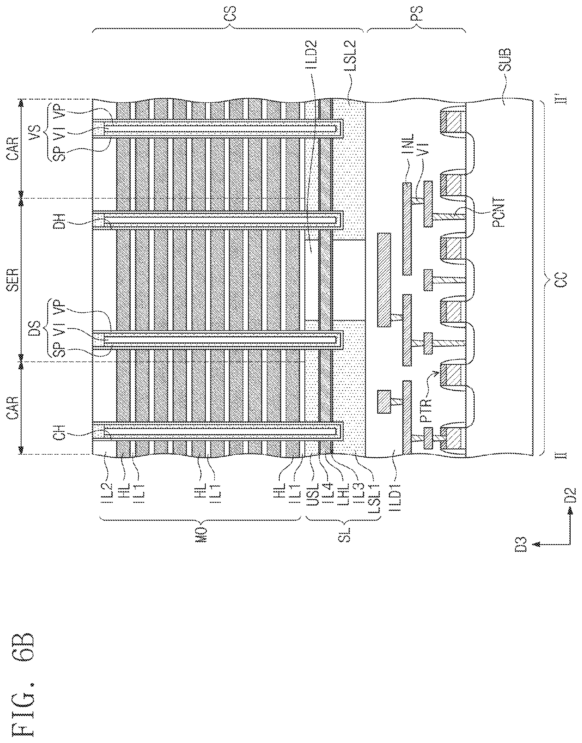 Patent US11778834 Figure 13 – Three-dimensional (3D) semiconductor memory device