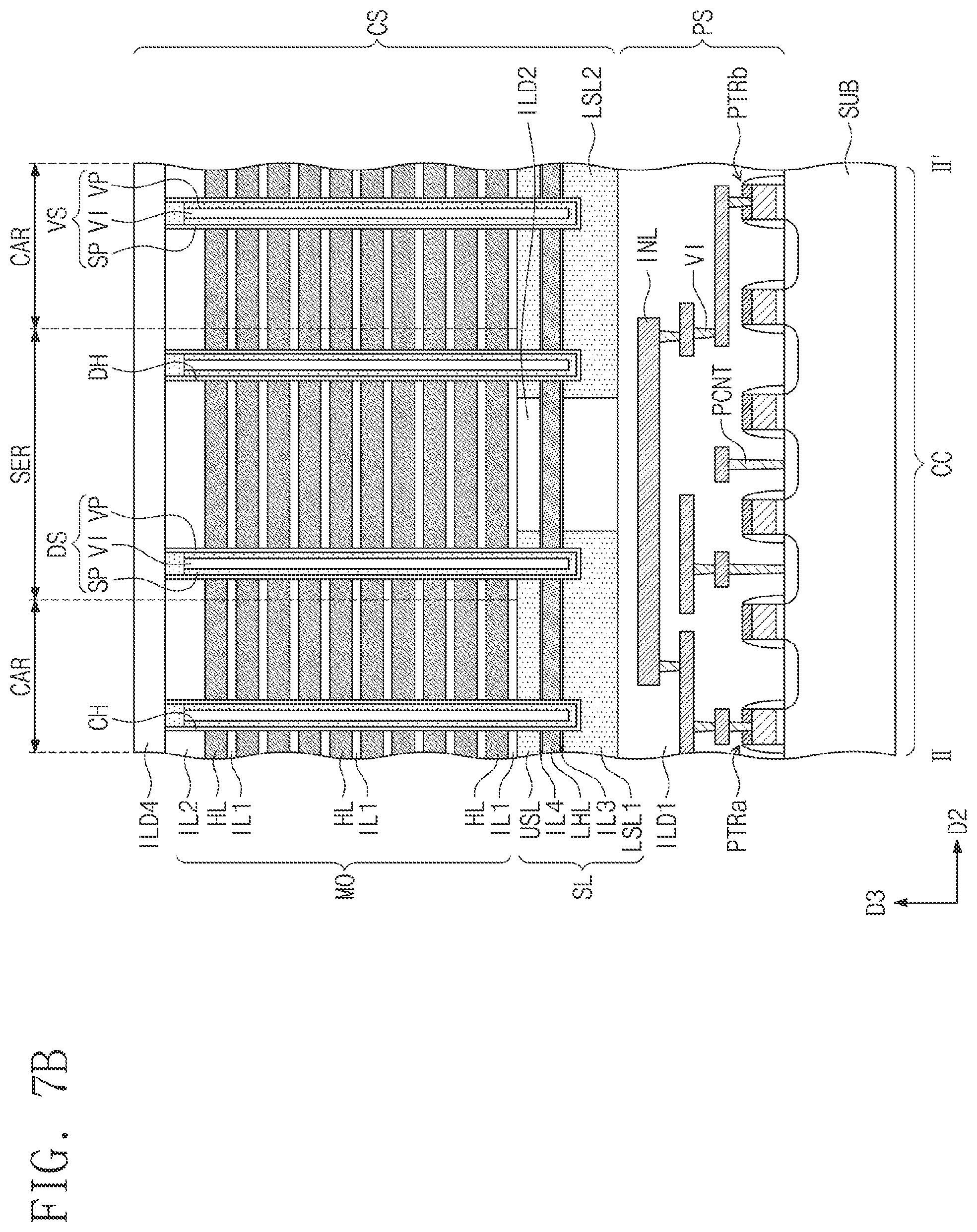 Patent US11778834 Figure 15 – Three-dimensional (3D) semiconductor memory device