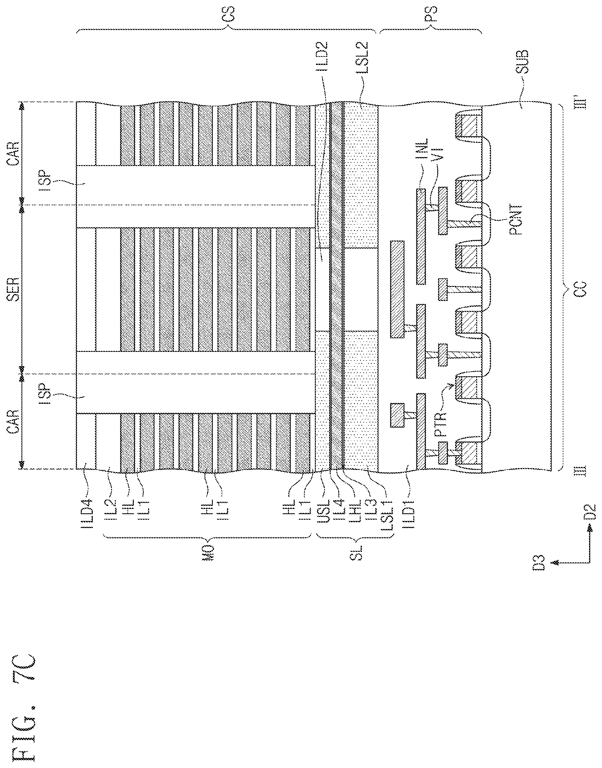 Patent US11778834 Figure 16 – Three-dimensional (3D) semiconductor memory device