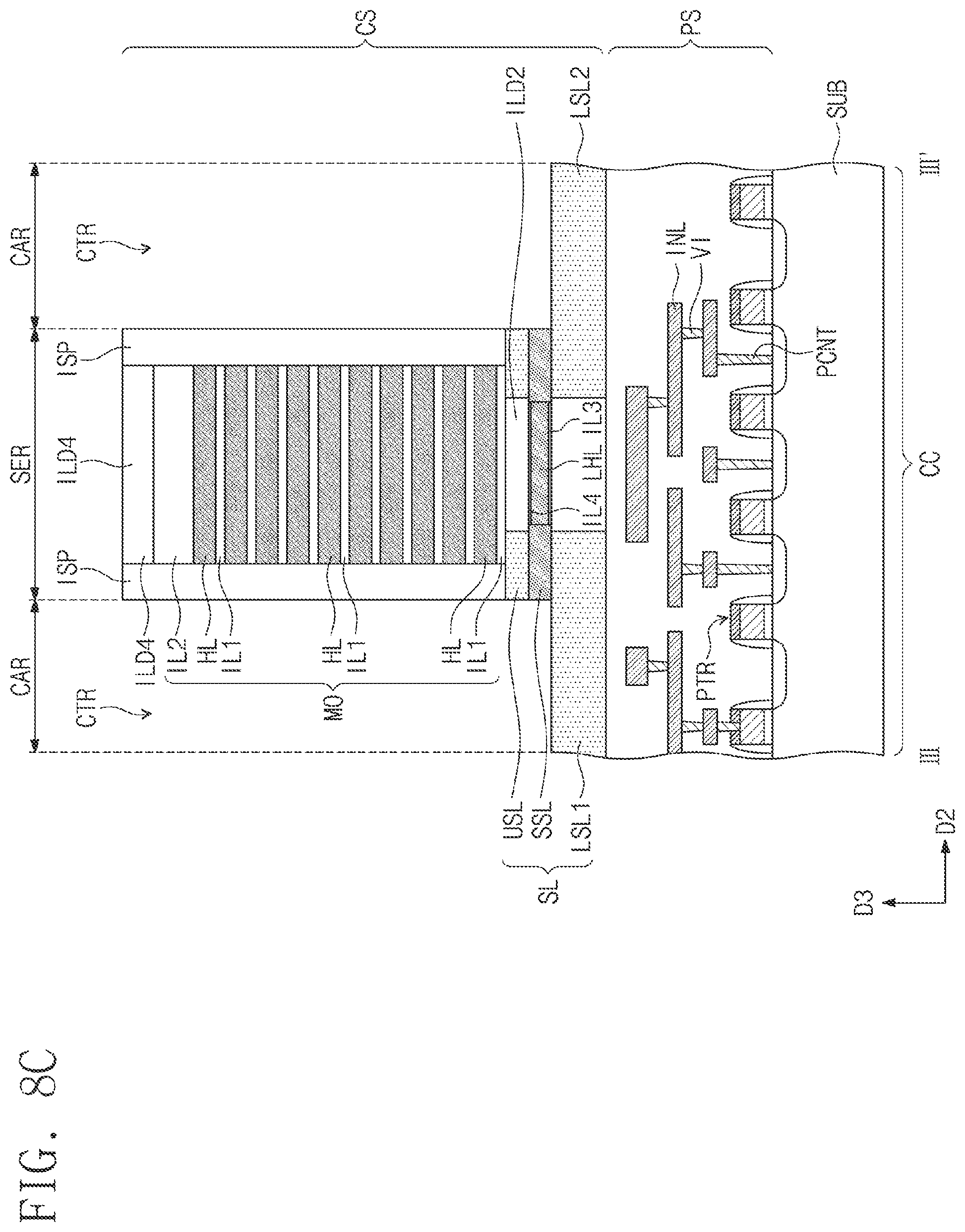 Patent US11778834 Figure 20 – Three-dimensional (3D) semiconductor memory device