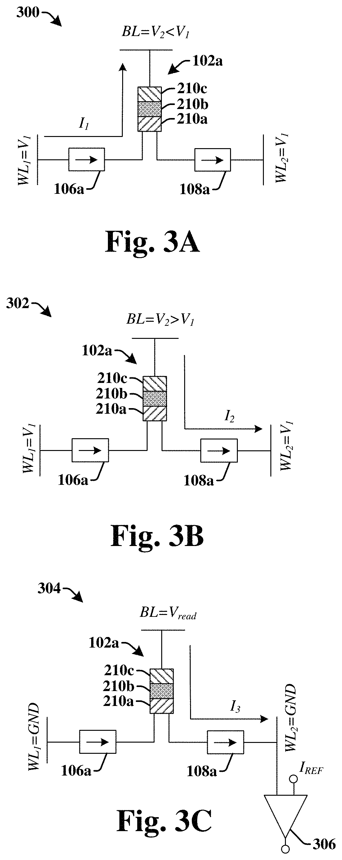 Patent US11778836 Figure 3 – Memory cell with unipolar selectors