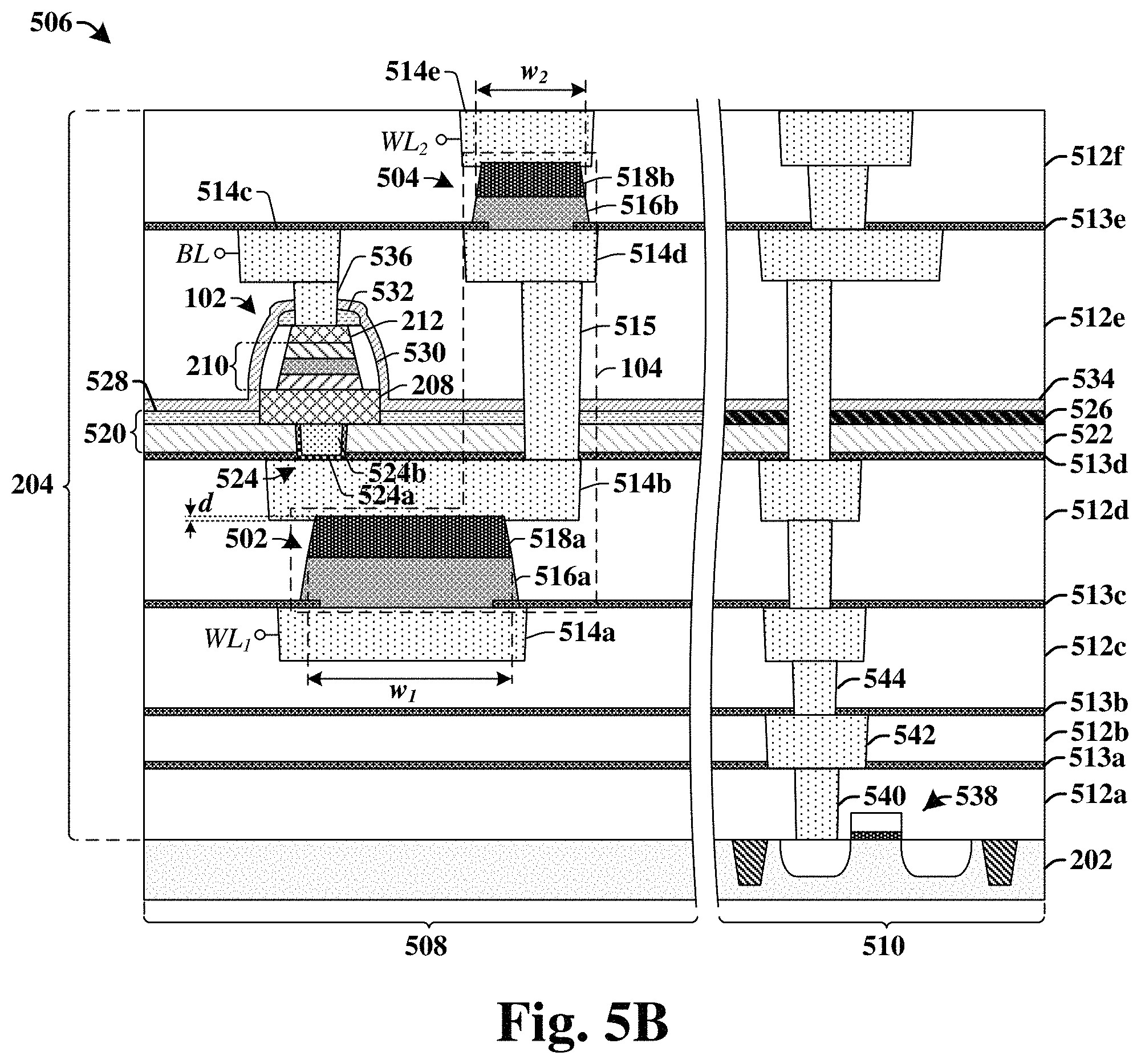 Patent US11778836 Figure 6 – Memory cell with unipolar selectors