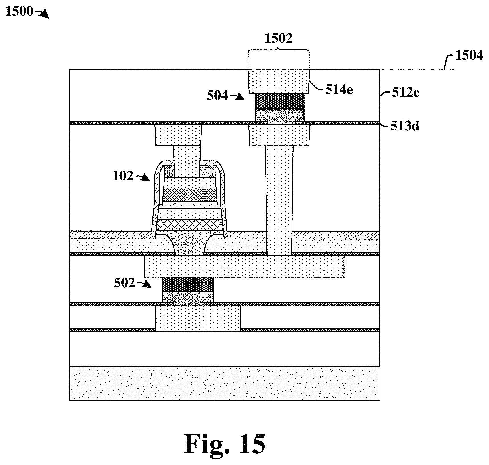 Patent US11778836 Figure 14 – Memory cell with unipolar selectors