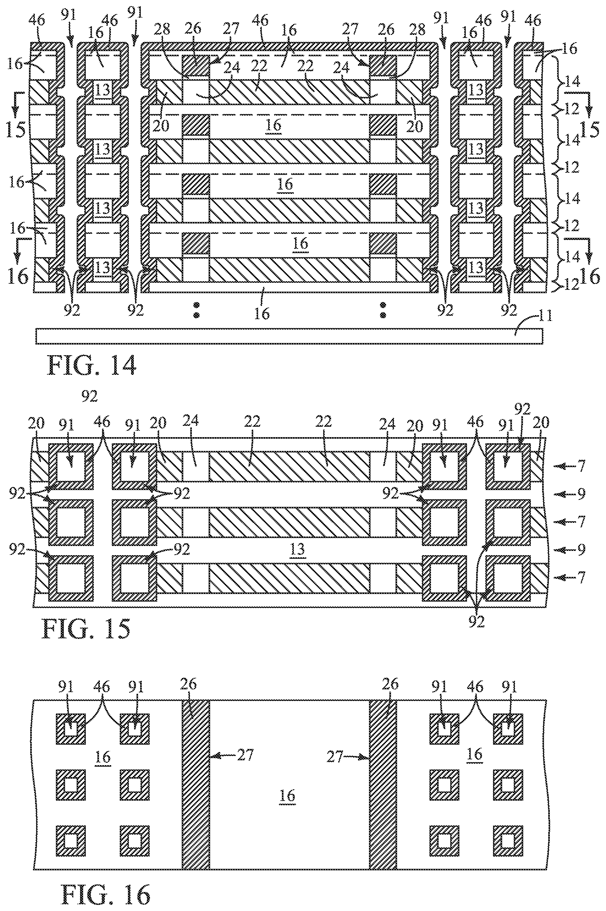 Patent US11778838 Figure 6 – Memory arrays comprising vertically-alternating tiers of insulative material and memory cells and methods of forming a memory array