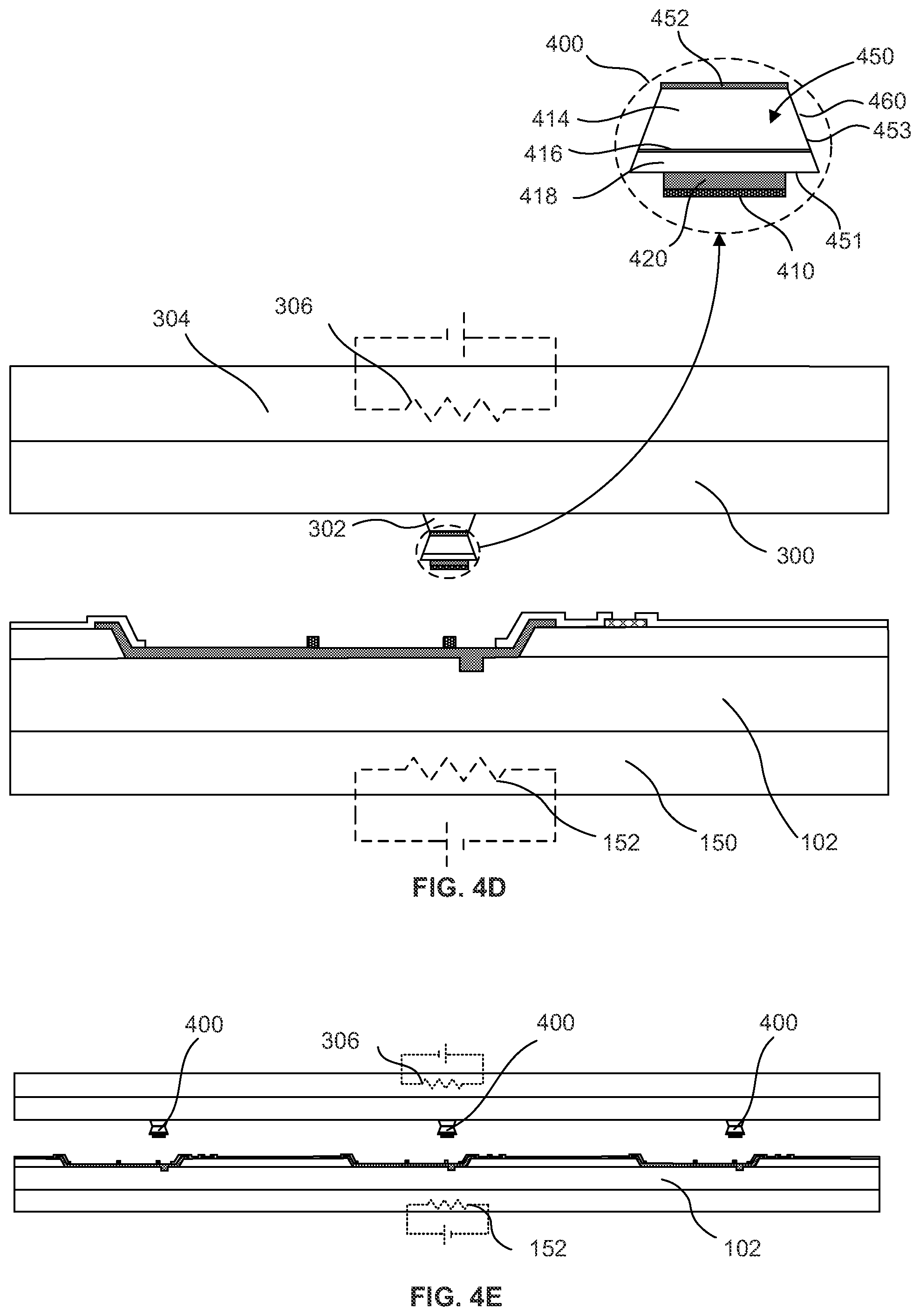 Patent US11778842 Figure 8 – Light emitting diode display with redundancy scheme