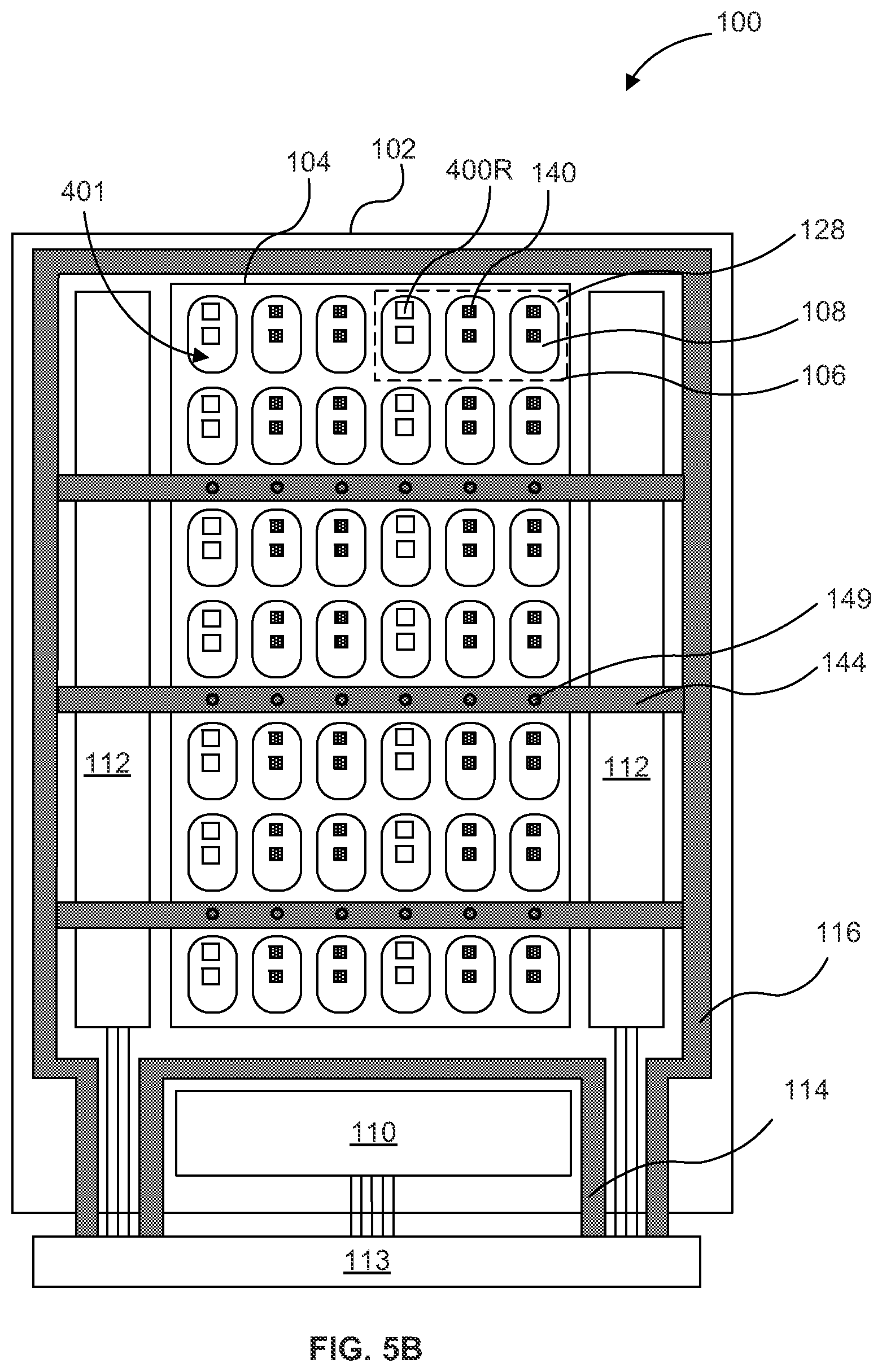 Patent US11778842 Figure 11 – Light emitting diode display with redundancy scheme