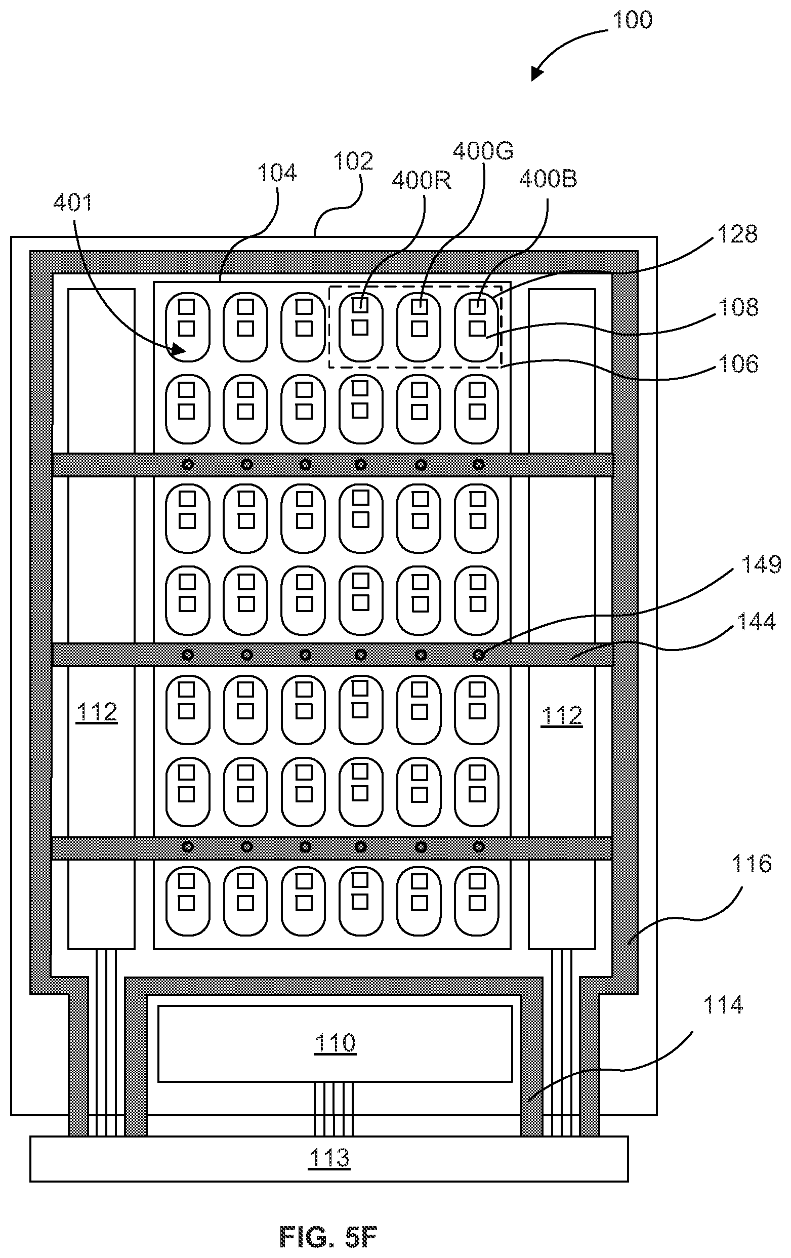 Patent US11778842 Figure 15 – Light emitting diode display with redundancy scheme