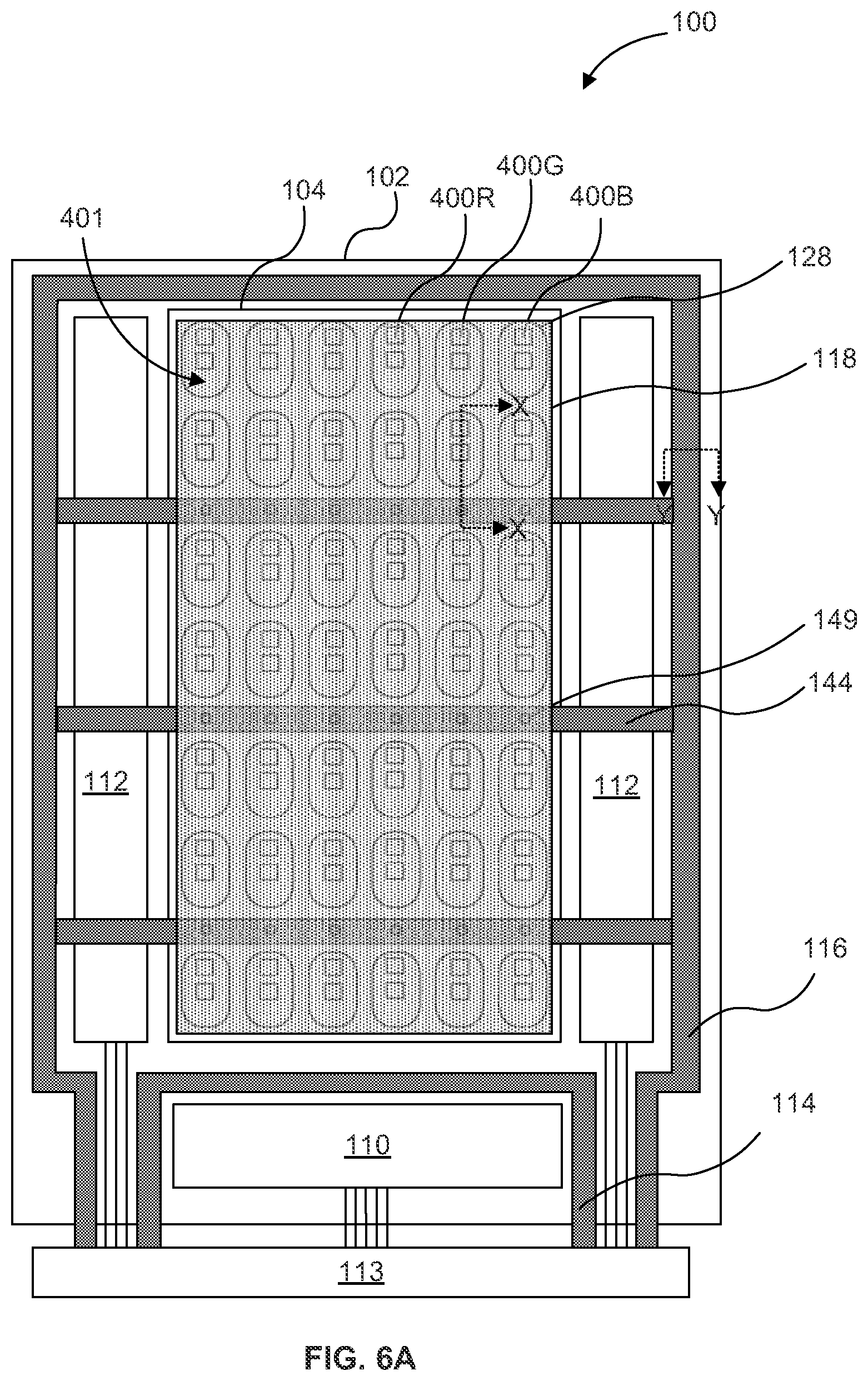 Patent US11778842 Figure 16 – Light emitting diode display with redundancy scheme