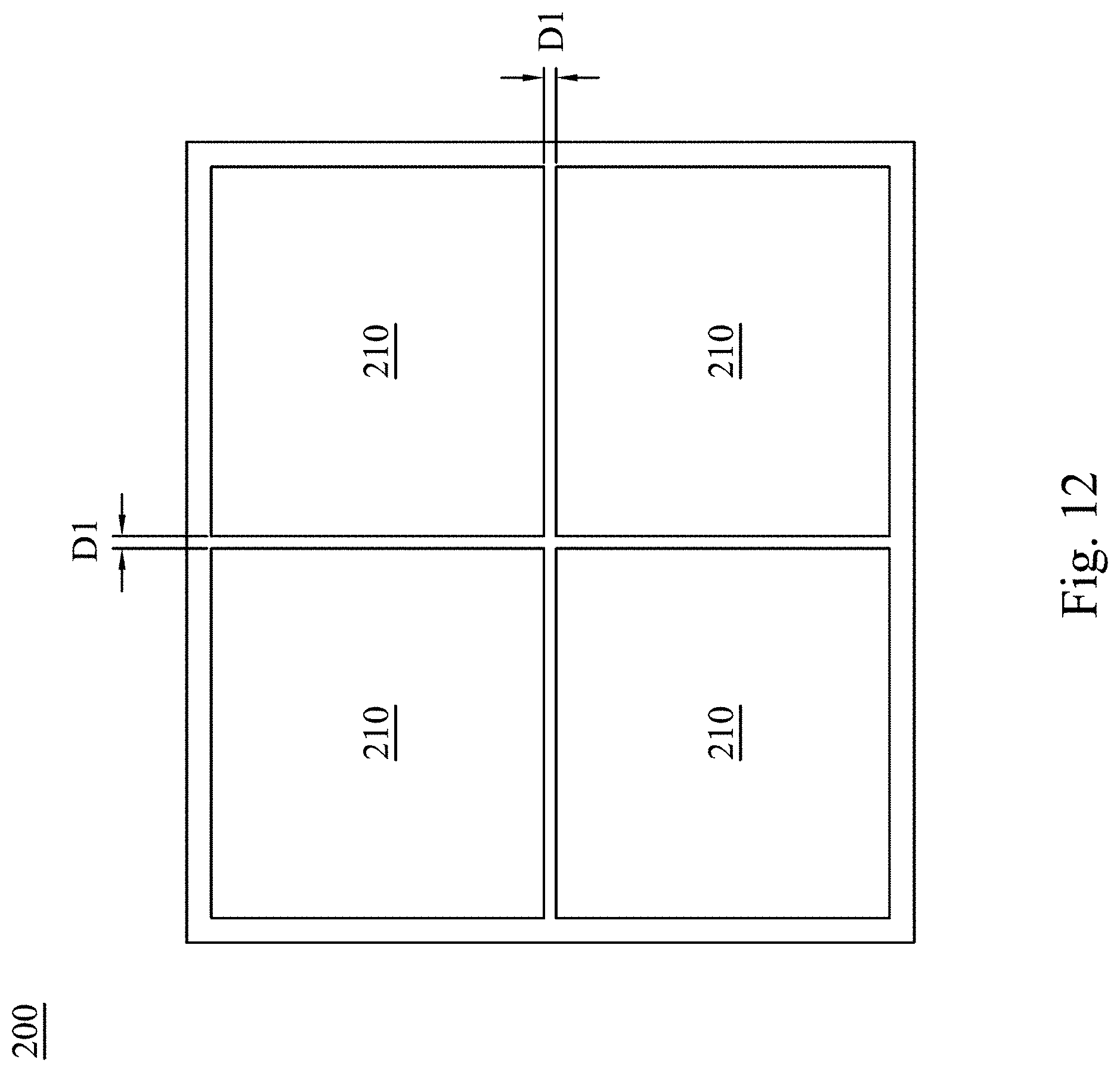 Patent US11778845 Figure 11 – Pixel array package structure and display panel