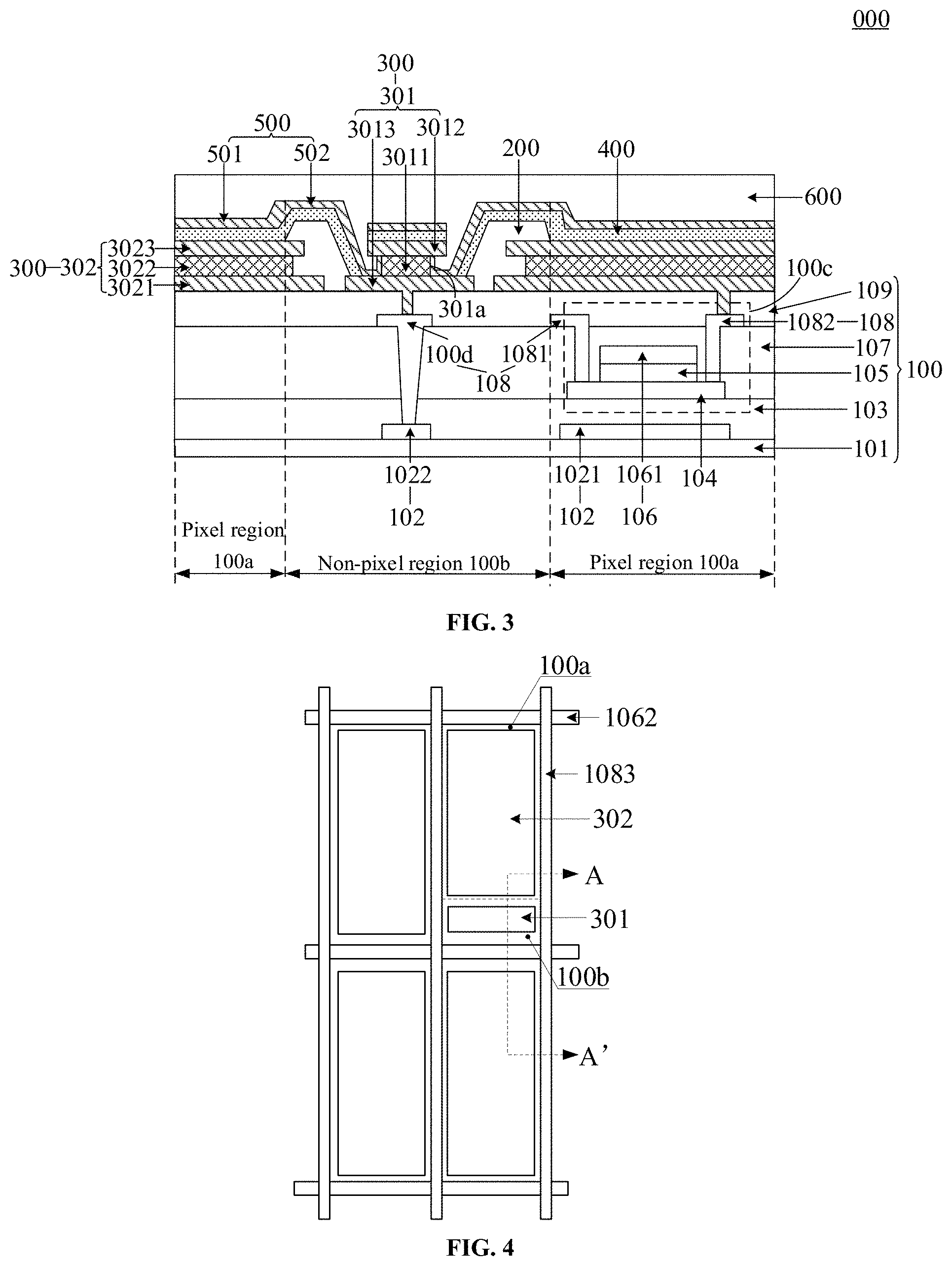 Patent US11778847 Figure 2 – Display panel, method for manufacturing same, and display device