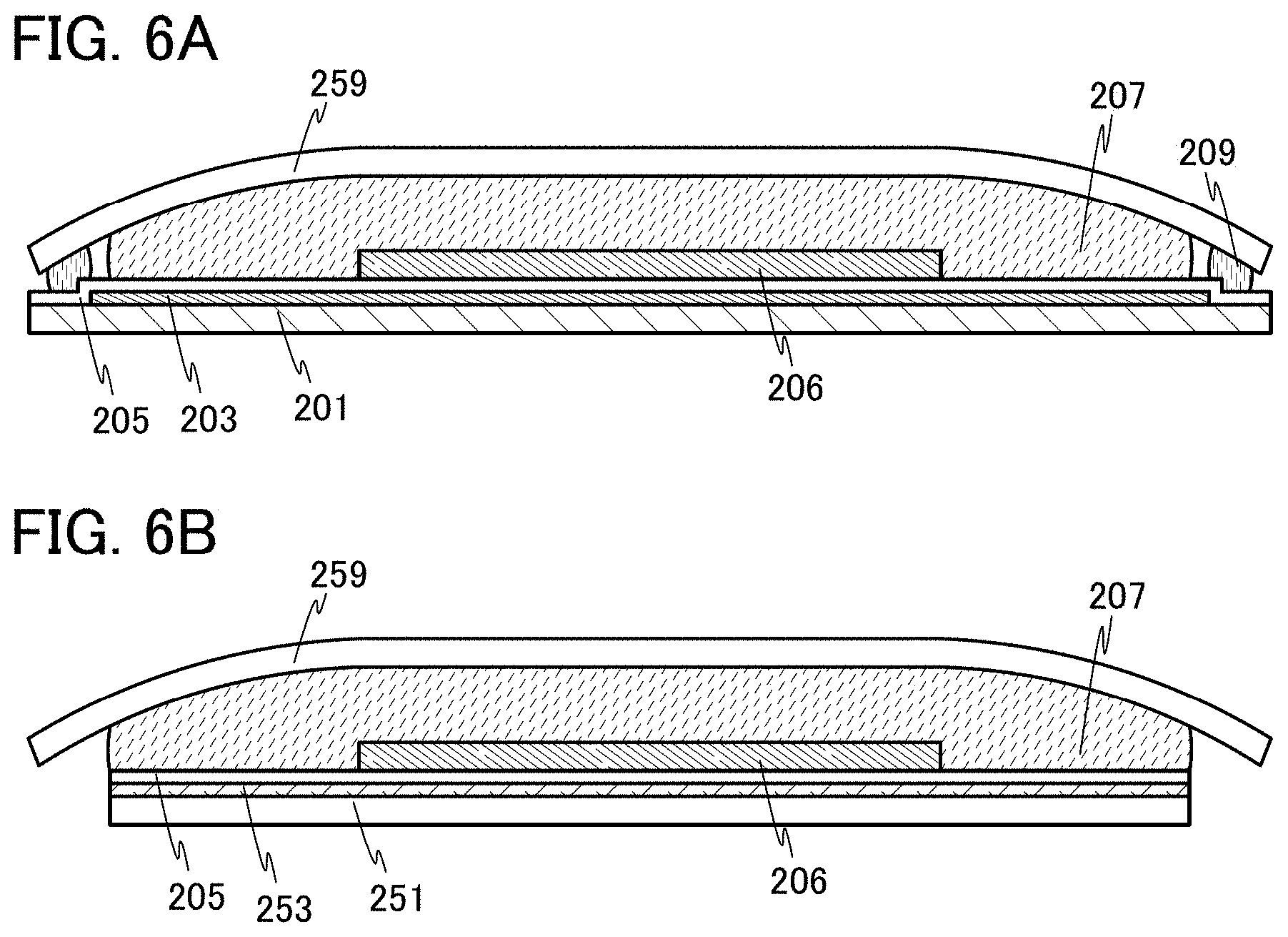 Patent US11778850 Figure 6 – Light-emitting device, module, electronic device, and method for manufacturing light-emitting device