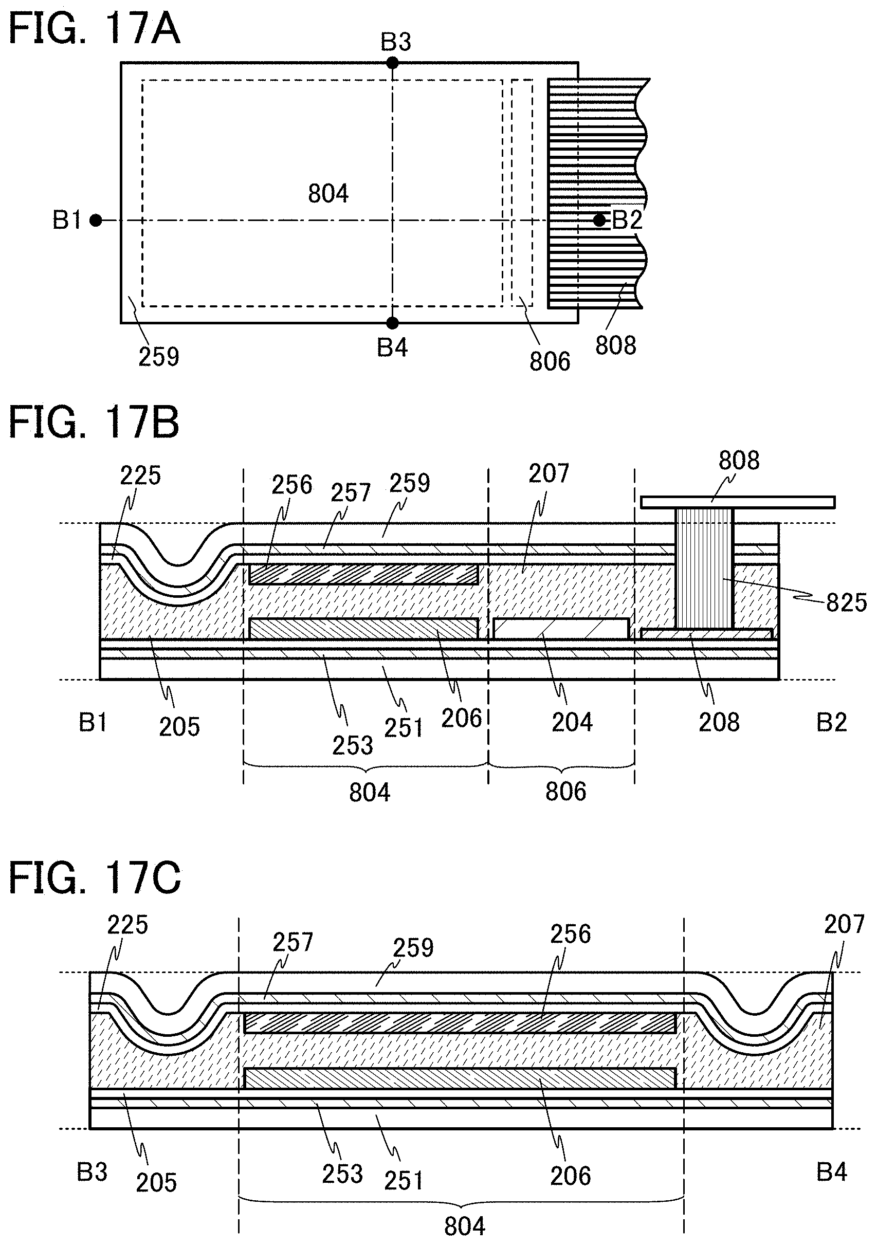 Patent US11778850 Figure 17 – Light-emitting device, module, electronic device, and method for manufacturing light-emitting device