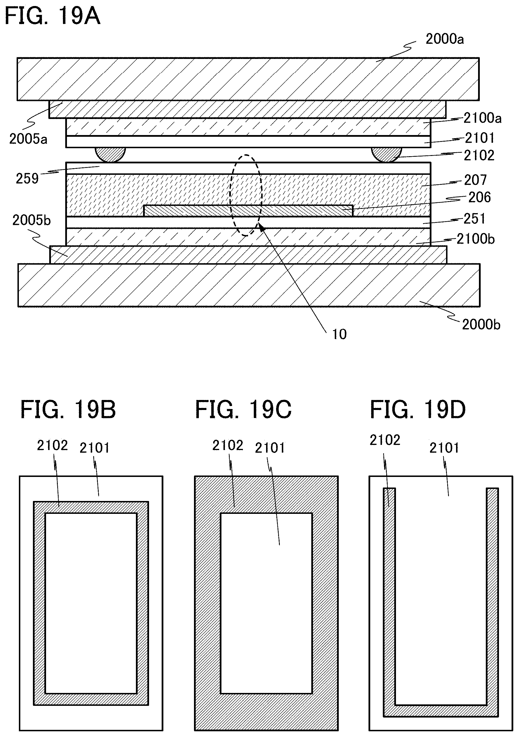 Patent US11778850 Figure 19 – Light-emitting device, module, electronic device, and method for manufacturing light-emitting device