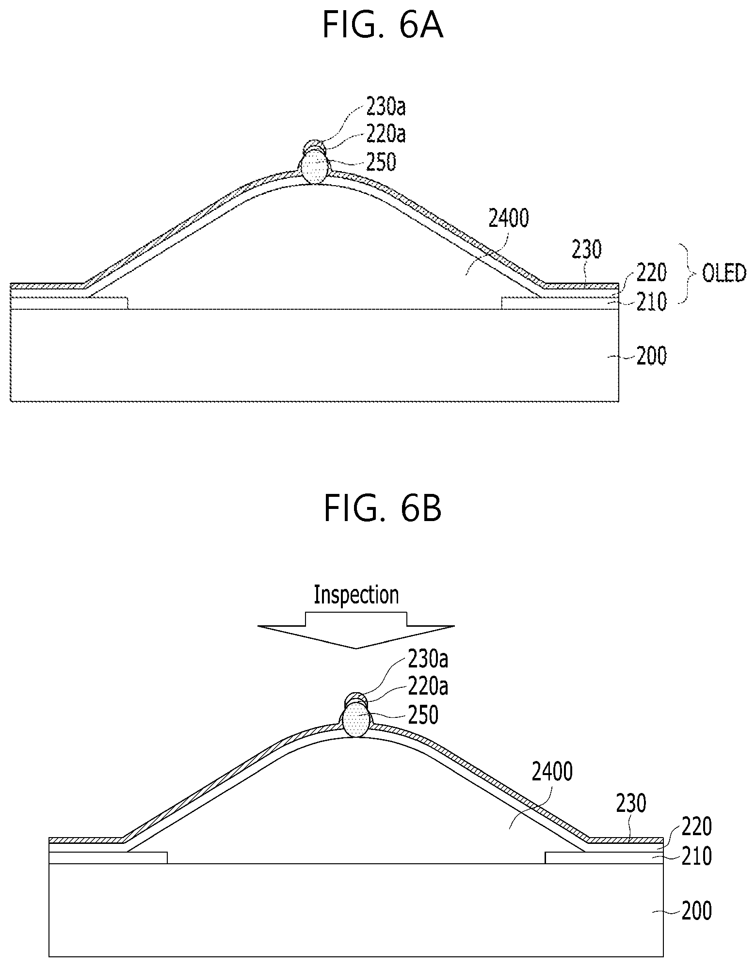 Patent US11778851 Figure 5 – Light-emitting display device and method of manufacturing the same